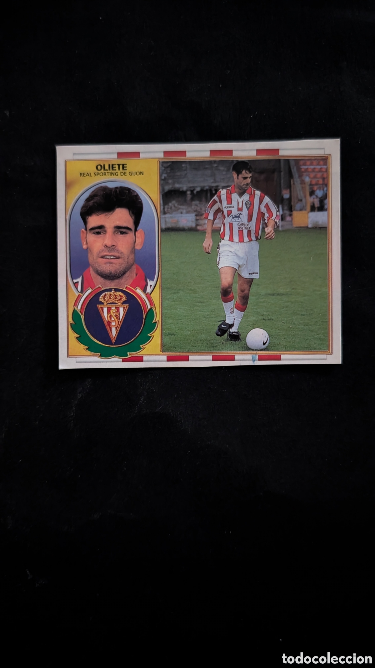 Cromos de Futebol: OLIETE SPORTING GIJON COLOCA LIGA ESTE 1996/97 96 97 RECORTADO