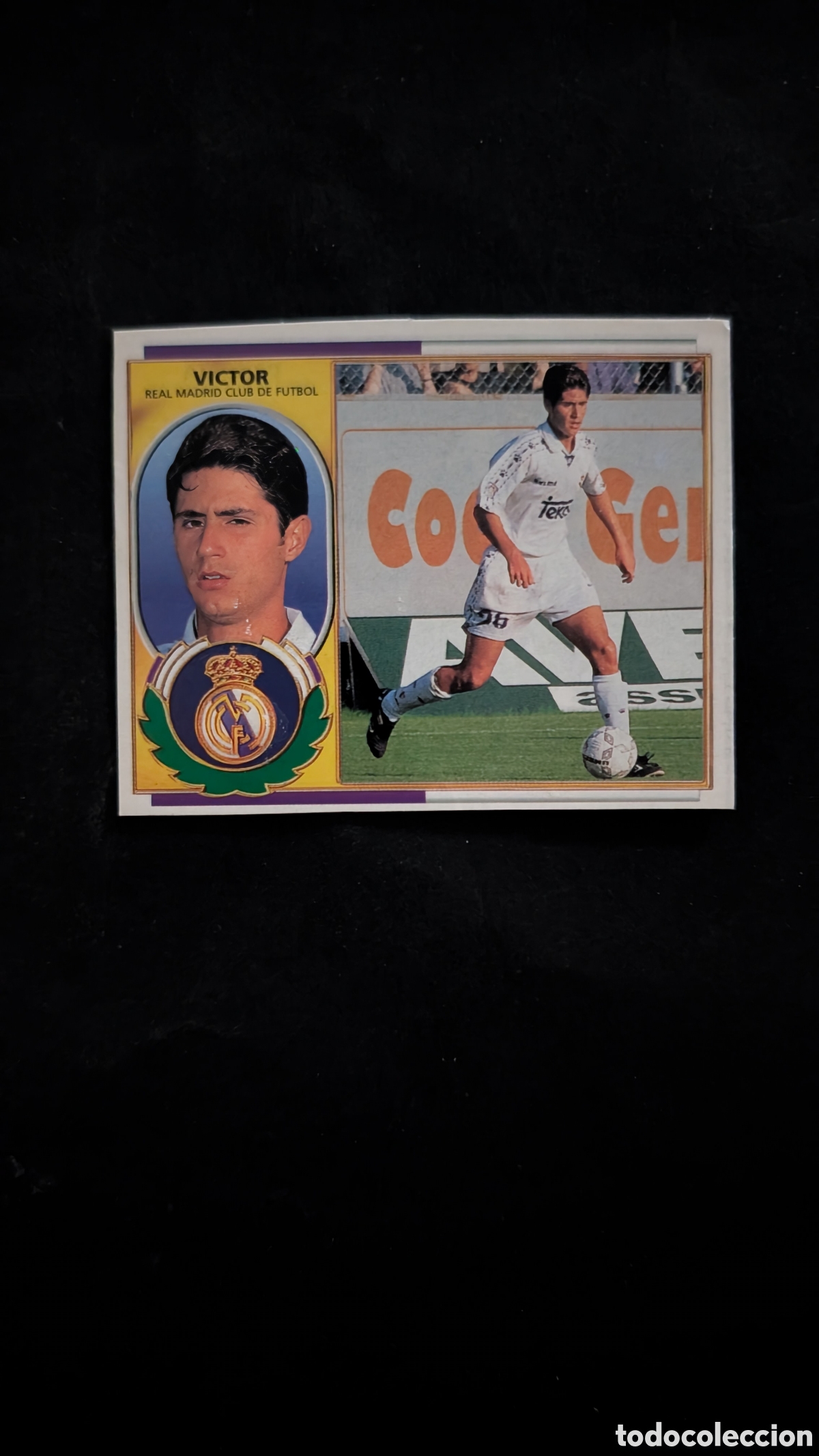 Cromos de Futebol: VICTOR REAL MADRID COLOCA LIGA ESTE 1996/97 96 97 RECORTADO