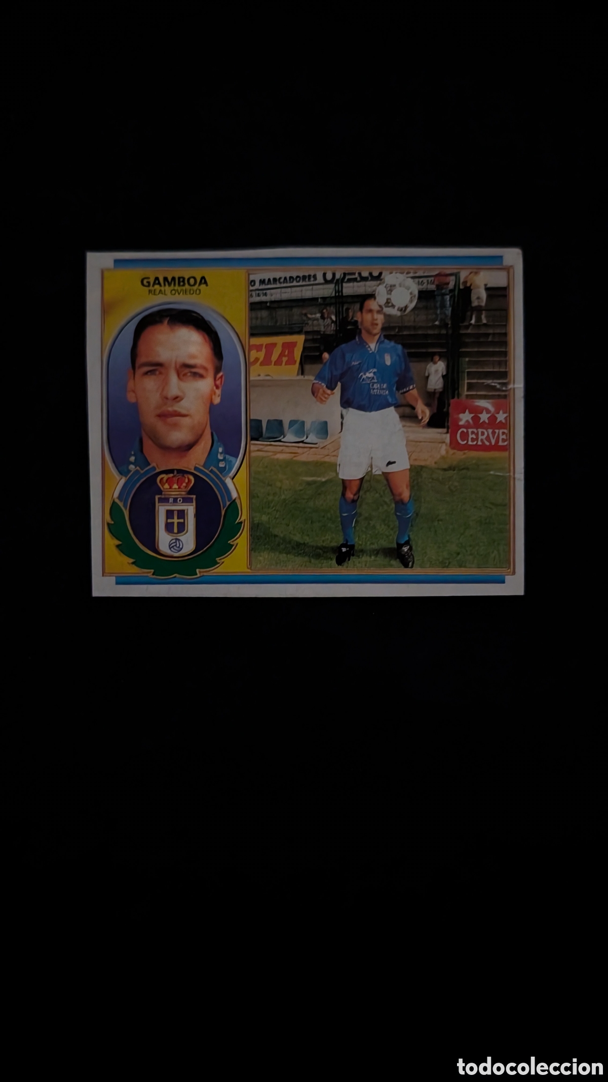 Cromos de Futebol: GAMBOA OVIEDO COLOCA LIGA ESTE 1996/97 96 97 RECORTADO