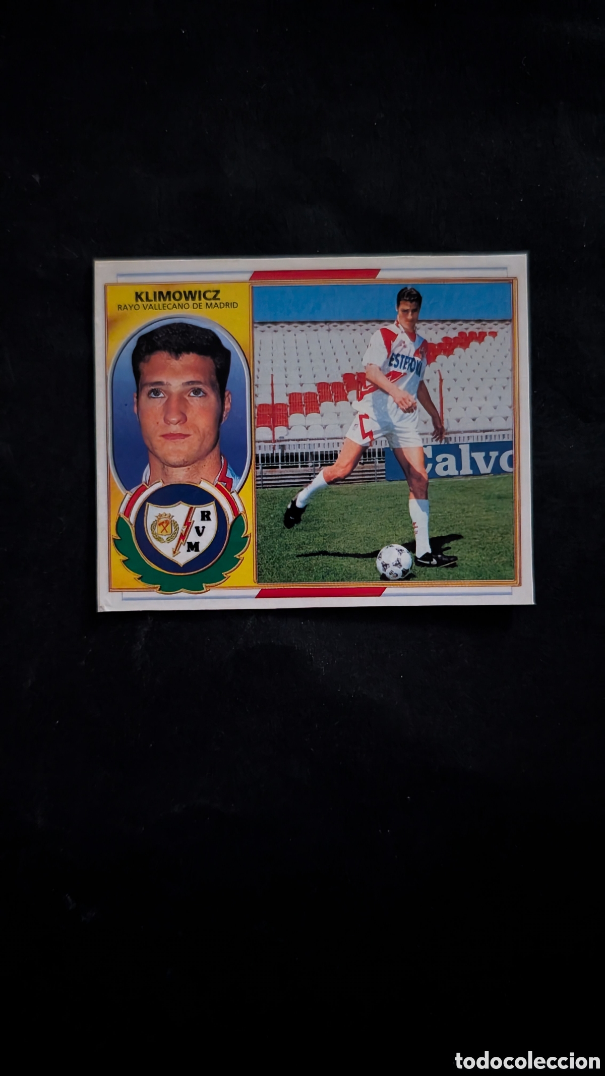 Cromos de Futebol: KLIMOWICZ RAYO VALLECANO COLOCA LIGA ESTE 1996/97 96 97 RECORTADO