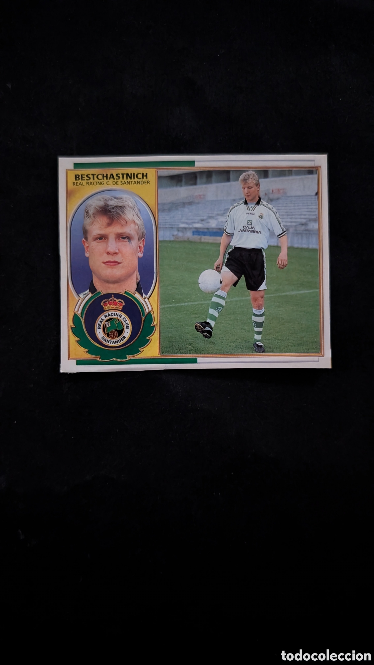Cromos de Futebol: BESTCHASTNICH RACING SANTANDER COLOCA LIGA ESTE 1996/97 96 97 RECORTADO