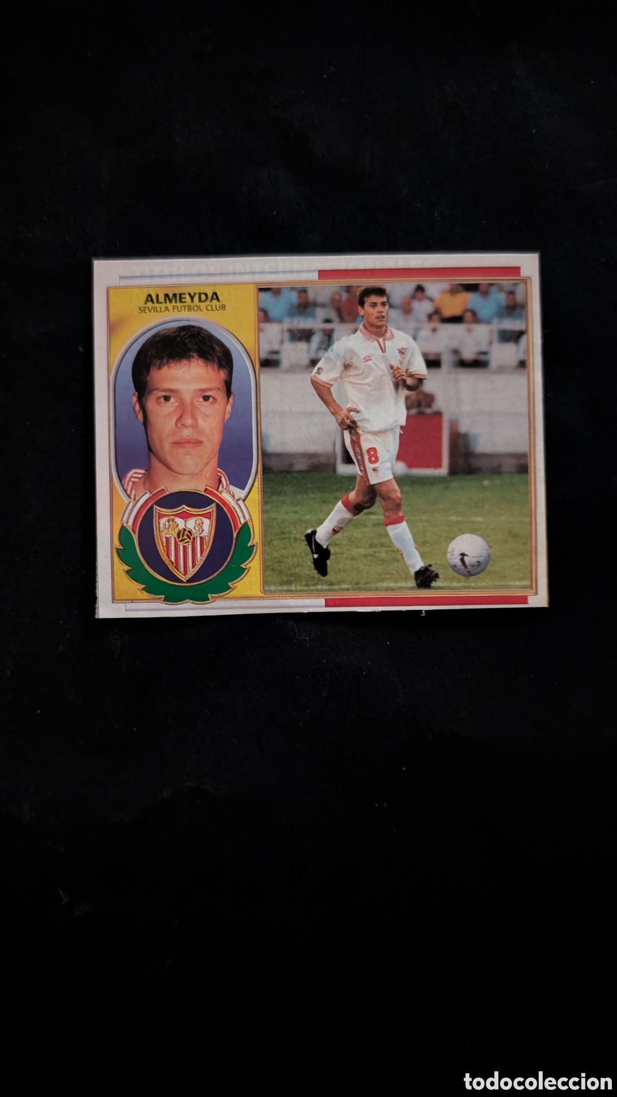Cromos de Futebol: ALMEYDA SEVILLA COLOCA LIGA ESTE 1996/97 96 97 RECORTADO