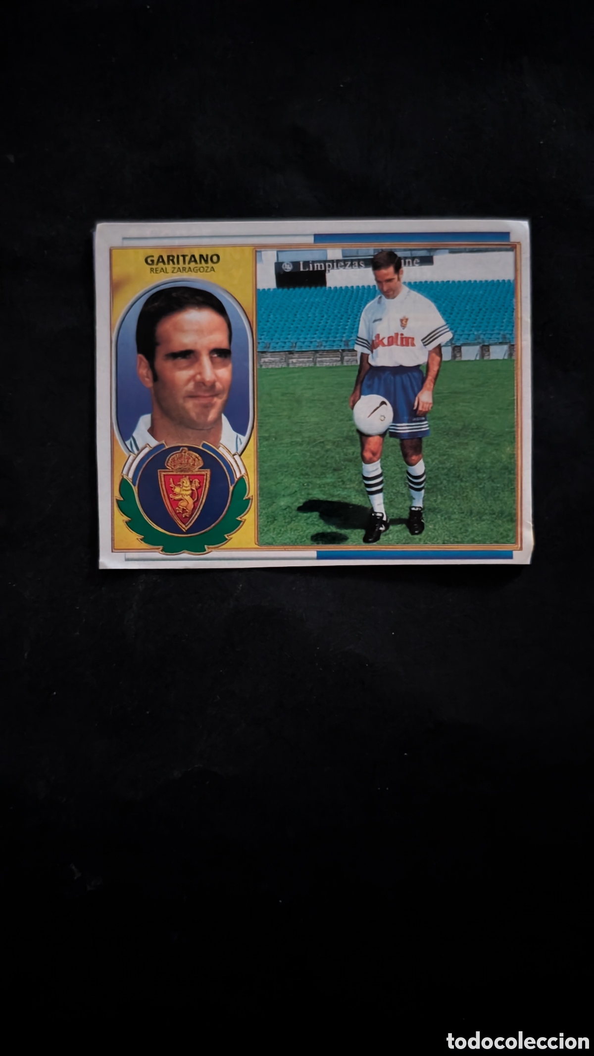 Cromos de Futebol: GARITANO ZARAGOZA COLOCA LIGA ESTE 1996/97 96 97 RECORTADO