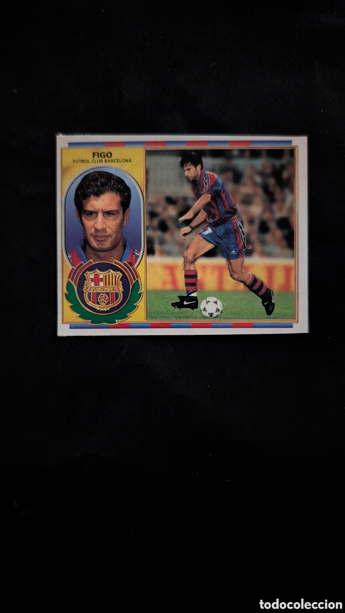 Figurine di Calcio: FIGO BARCELONA LIGA ESTE 1996/97 96 97 RECORTADO