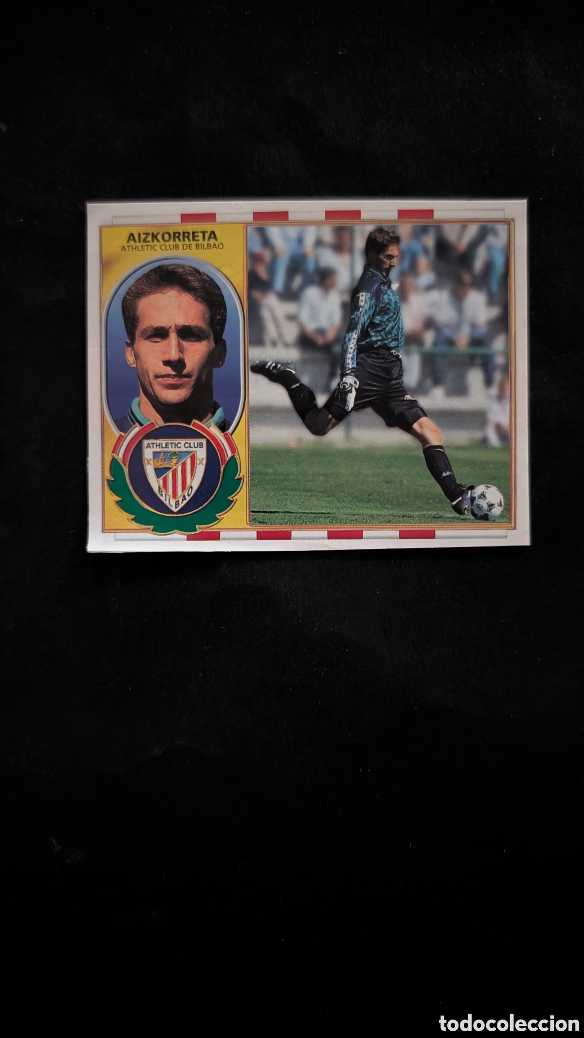Figurine di Calcio: AIZKORRETA BILBAO BAJA LIGA ESTE 1996/97 96 97 RECORTADO