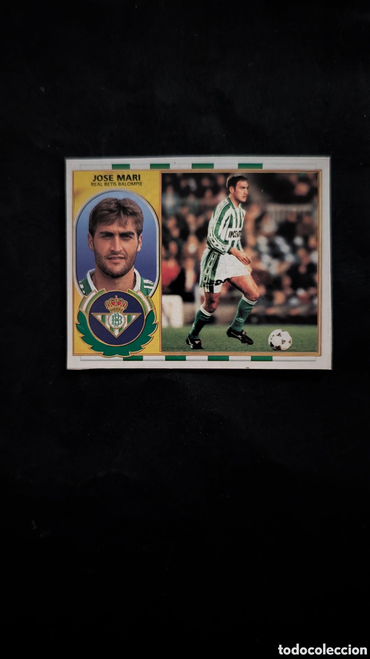 Figurine di Calcio: JOSE MARI BETIS BAJA LIGA ESTE 1996/97 96 97 RECORTADO
