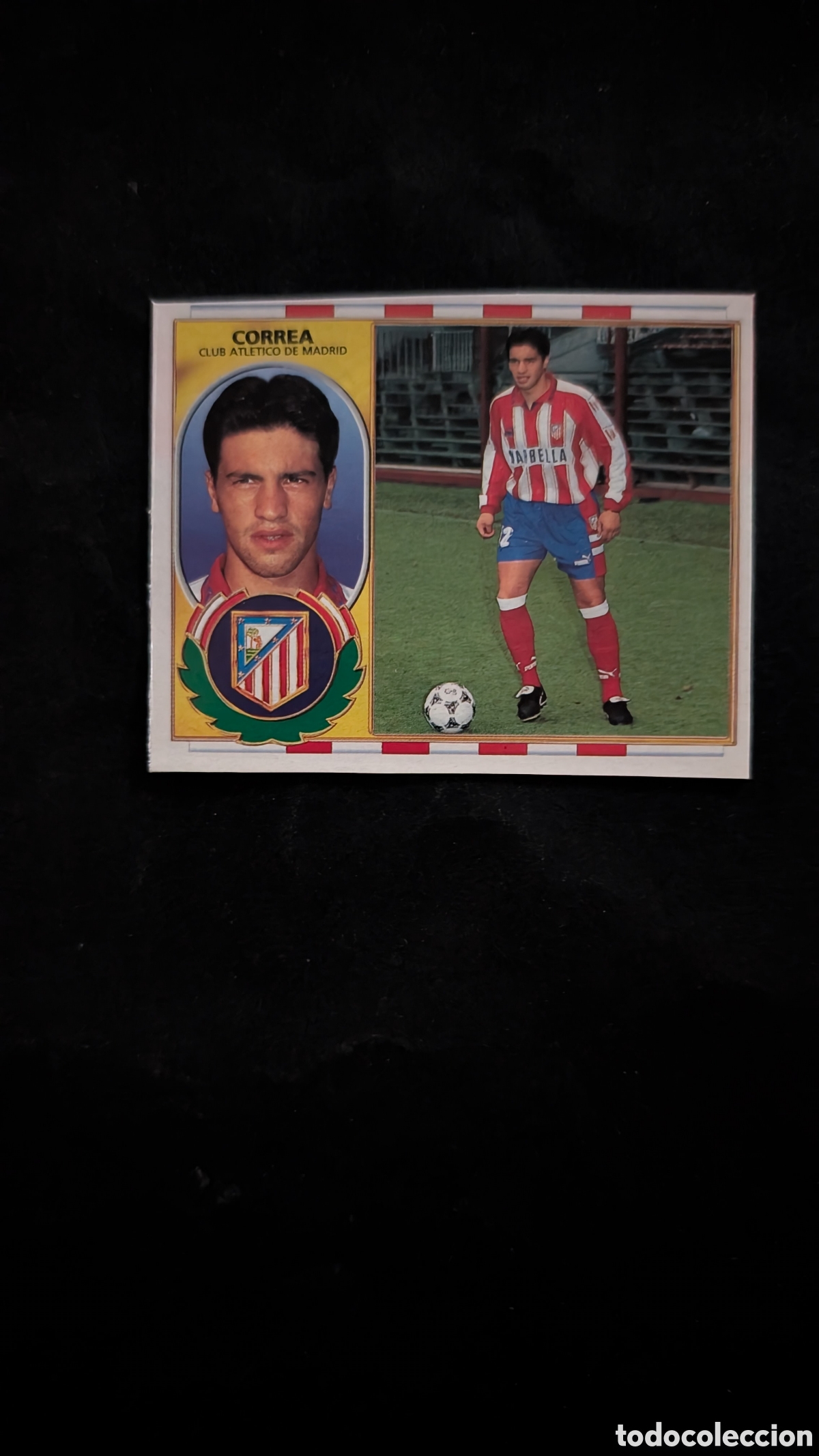 Figurine di Calcio: CORREA ATLETICO MADRID BAJA LIGA ESTE 1996/97 96 97 RECORTADO