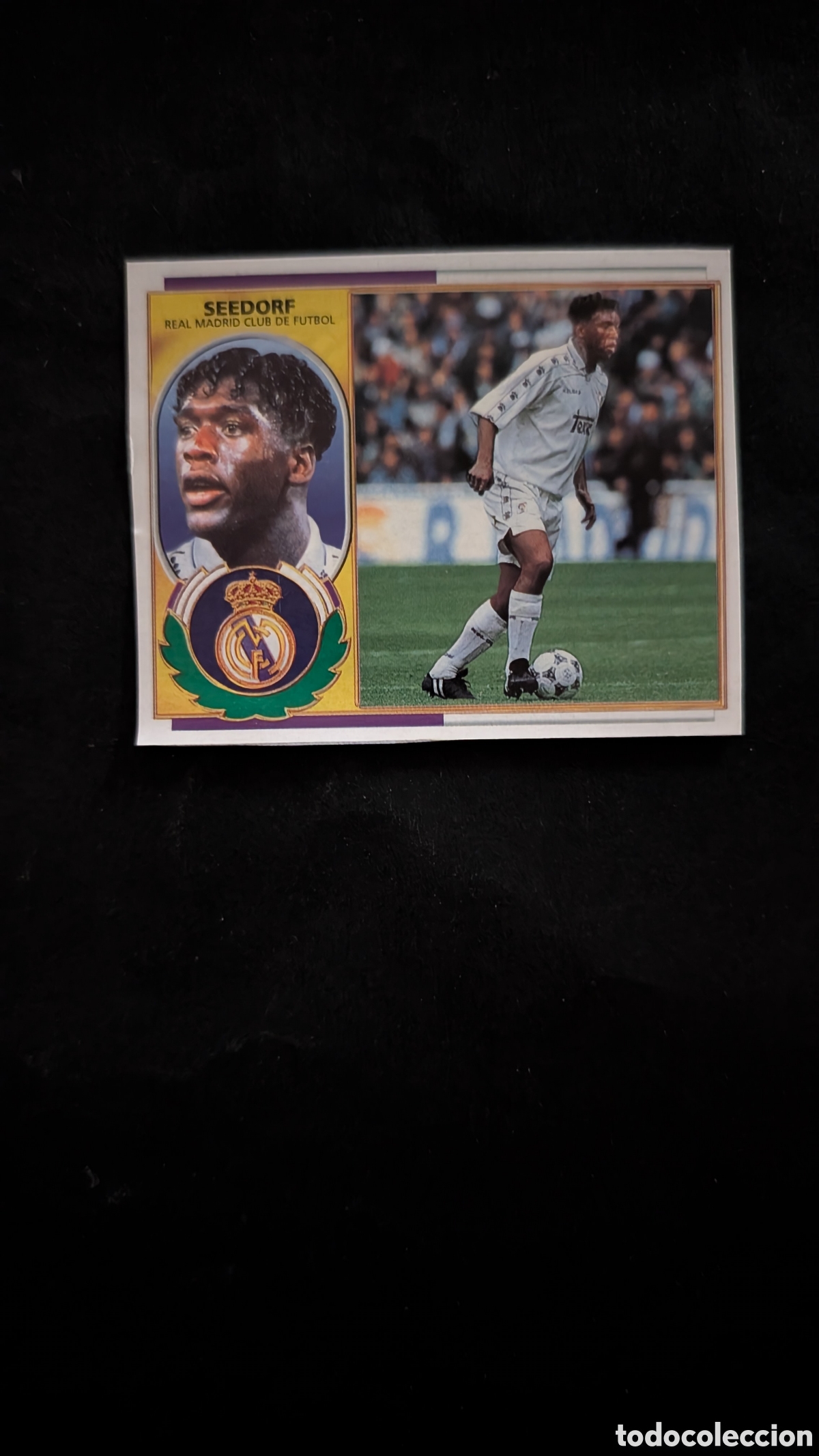 Figurine di Calcio: SEEDORF VERSION REAL MADRID LIGA ESTE 1996/97 96 97 RECORTADO
