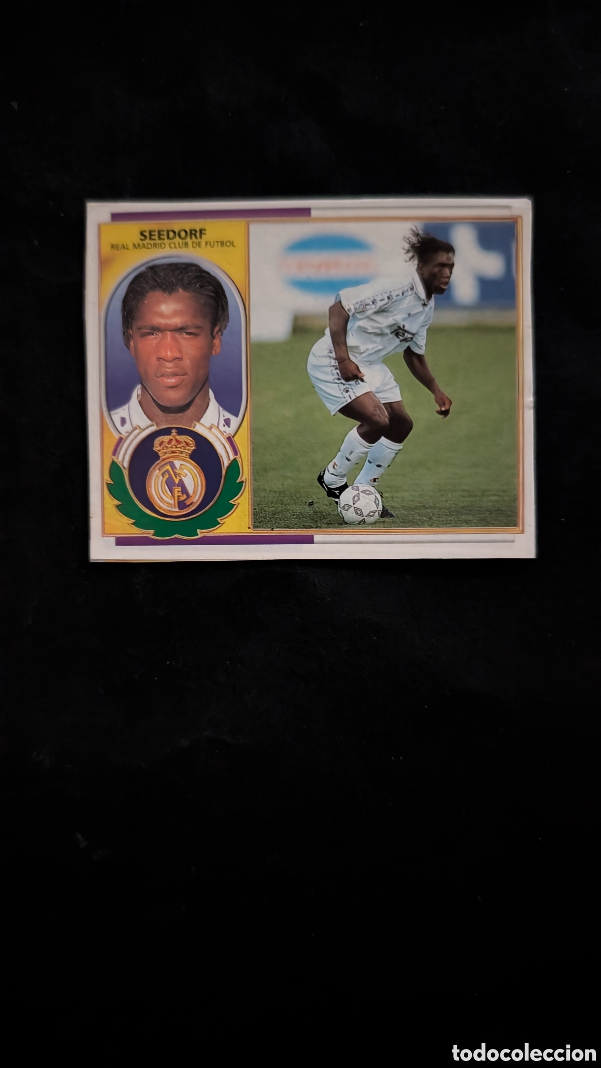 Fu&szlig;ball-Sticker: SEEDORF VERSION REAL MADRID LIGA ESTE 1996/97 96 97 RECORTADO