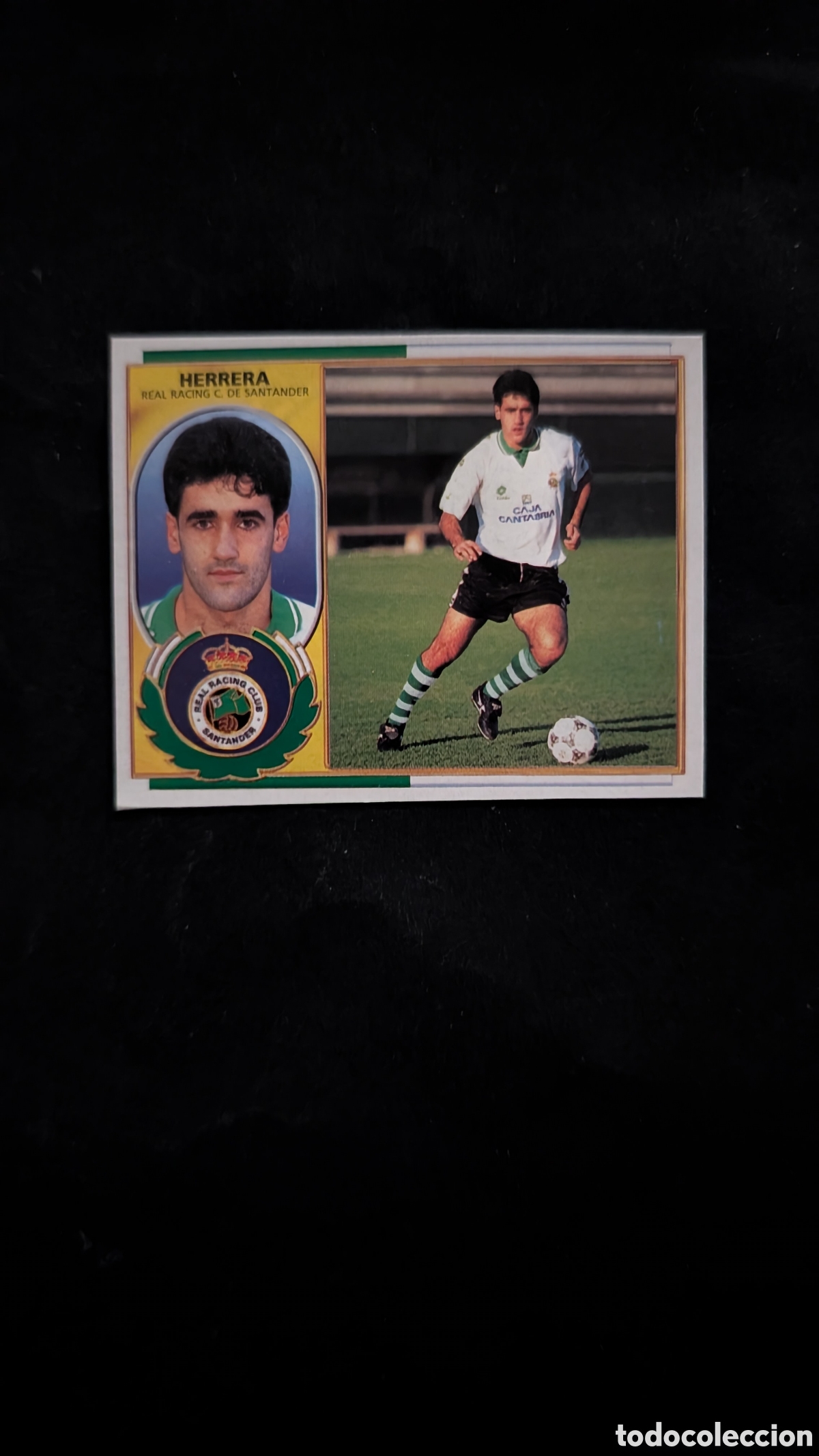 Fu&szlig;ball-Sticker: HERRERA RACING SANTANDER BAJA LIGA ESTE 1996/97 96 97 RECORTADO