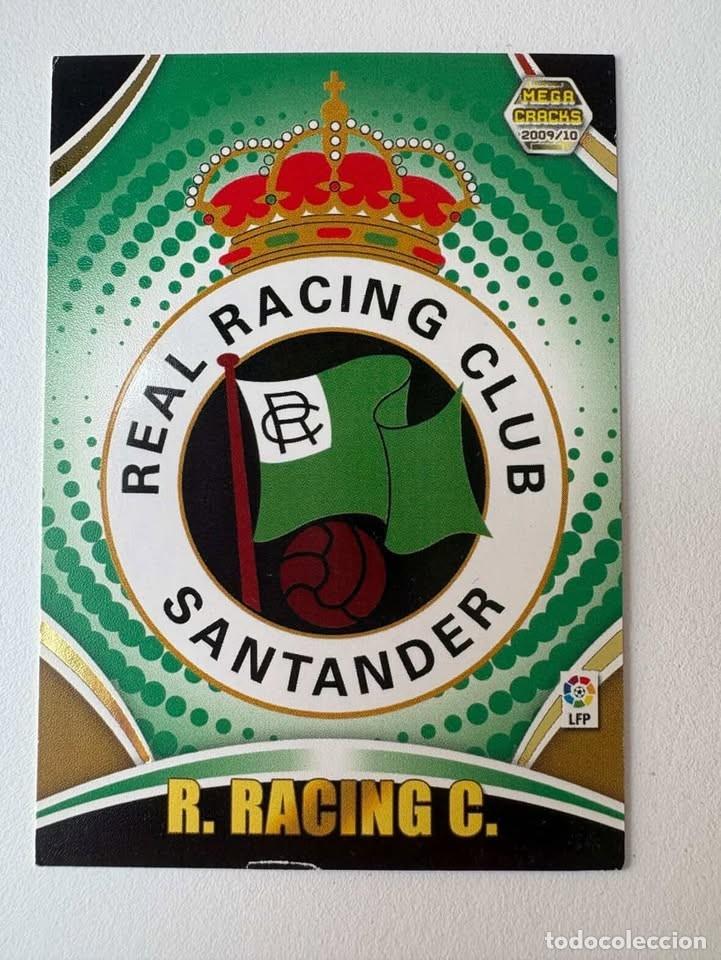 Cromos de f&uacute;tbol: Carta Escudo Racing de Santander 199 Megacracks 2009-10
