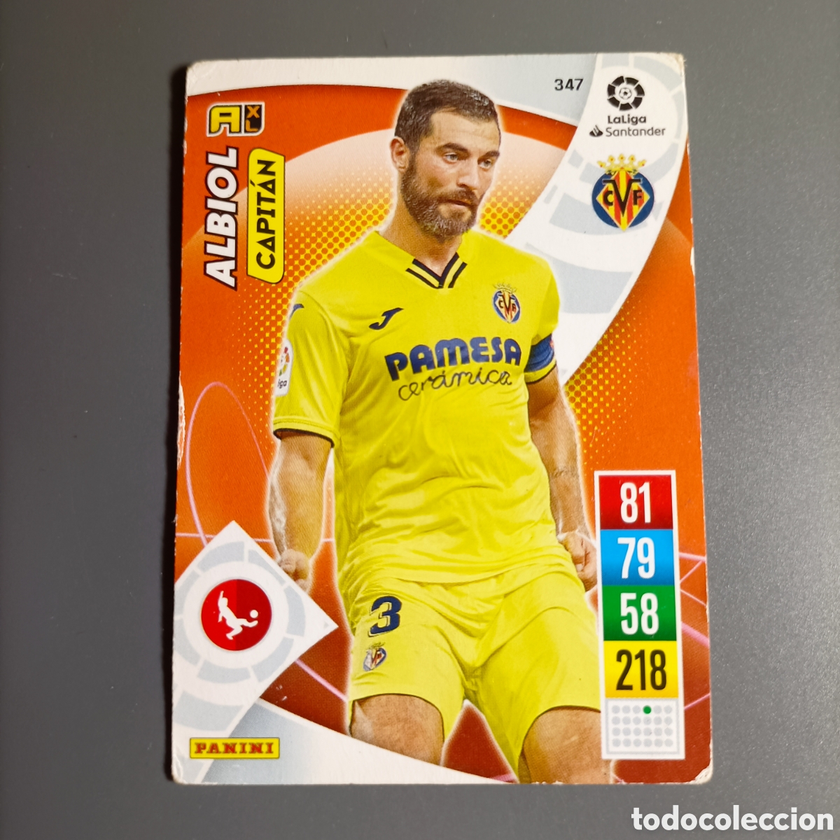 Cromos de f&uacute;tbol: ADRENALYN. LIGA 2021-2022 (VILLARREAL) №347 ALBIOL