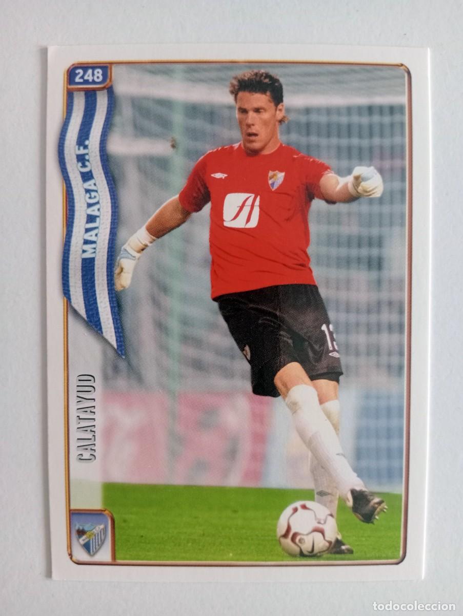 Cromos de f&uacute;tbol: CROMO FUTBOL M&Aacute;LAGA C.F. MUNDI CROMO 2004-2005: CALATAYUD