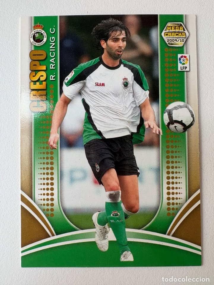 Cromos de f&uacute;tbol: Carta Crespo Racing de Santander 201 Megacracks 2009-10
