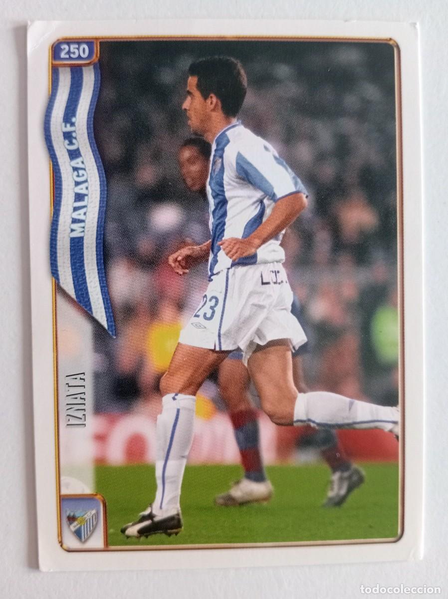 Cromos de f&uacute;tbol: CROMO FUTBOL M&Aacute;LAGA C.F. MUNDI CROMO 2004-2005: IZNATA