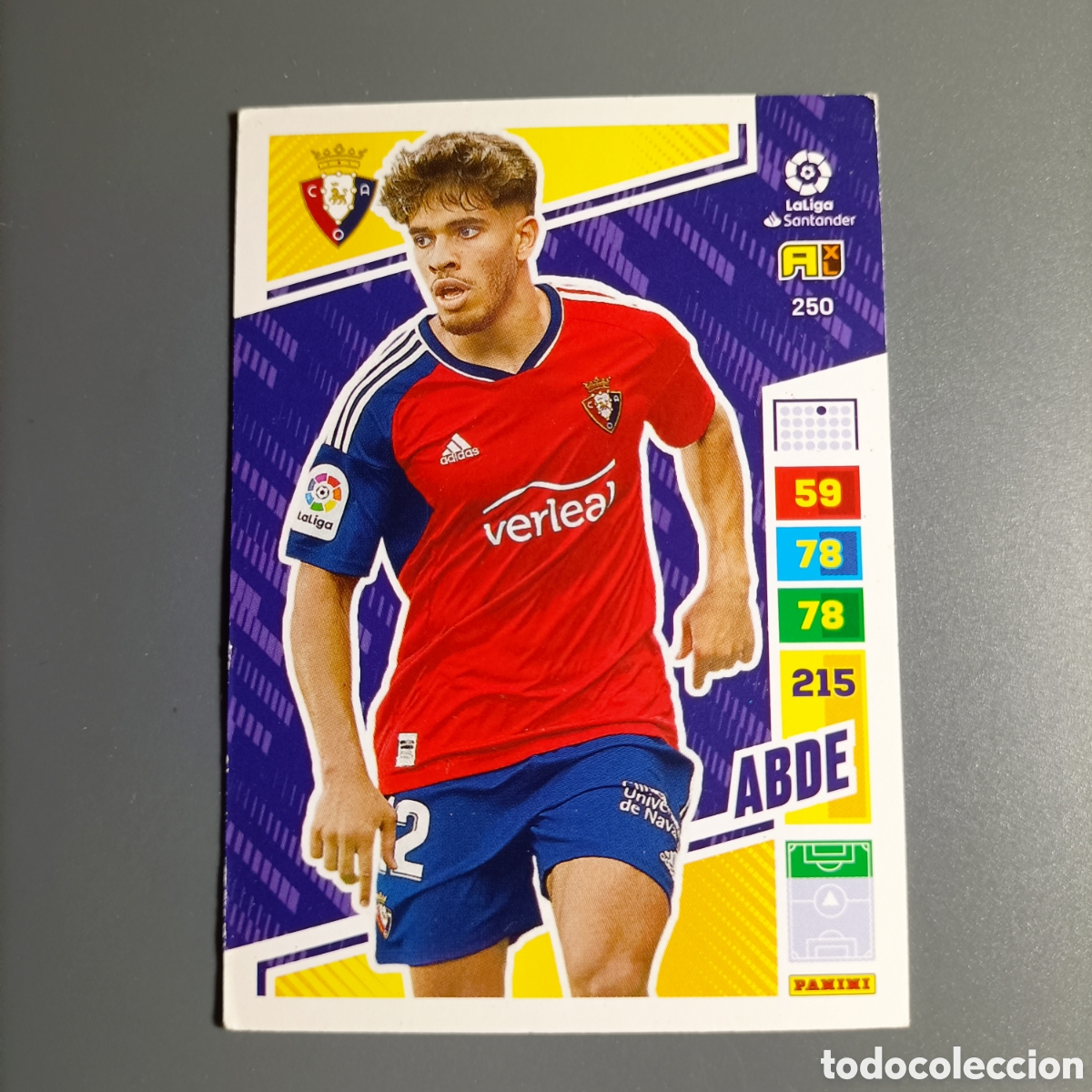 Cromos de f&uacute;tbol: ADRENALYN. LIGA 2021-2022 (OSASUNA) №250 ABDE