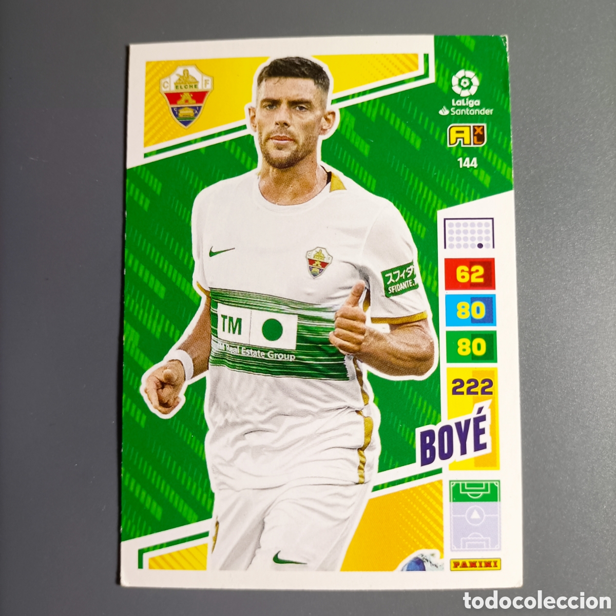 Cromos de f&uacute;tbol: ADRENALYN. LIGA 2021-2022 (ELCHE) №144 BOY&Eacute;