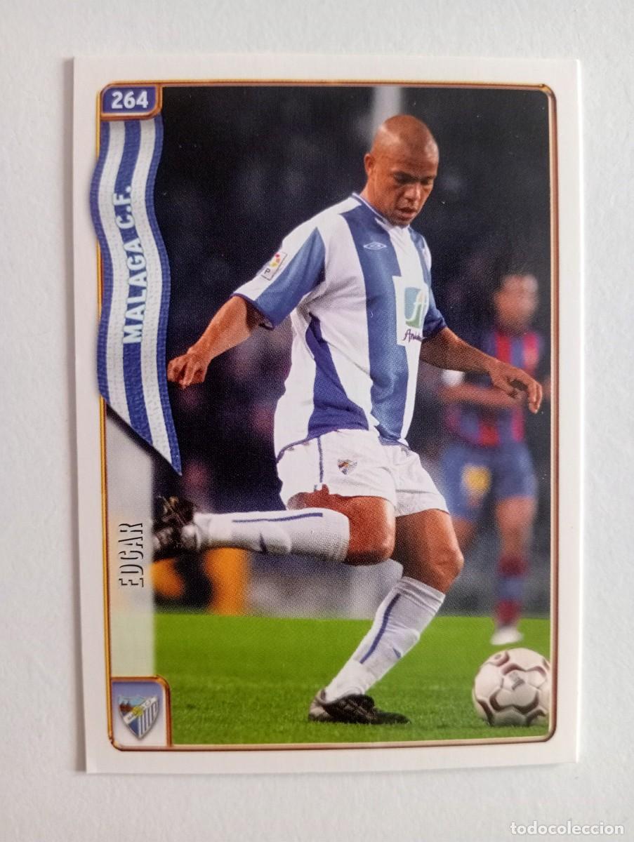 Cromos de f&uacute;tbol: CROMO FUTBOL M&Aacute;LAGA C.F. MUNDI CROMO 2004-2005: EDGAR