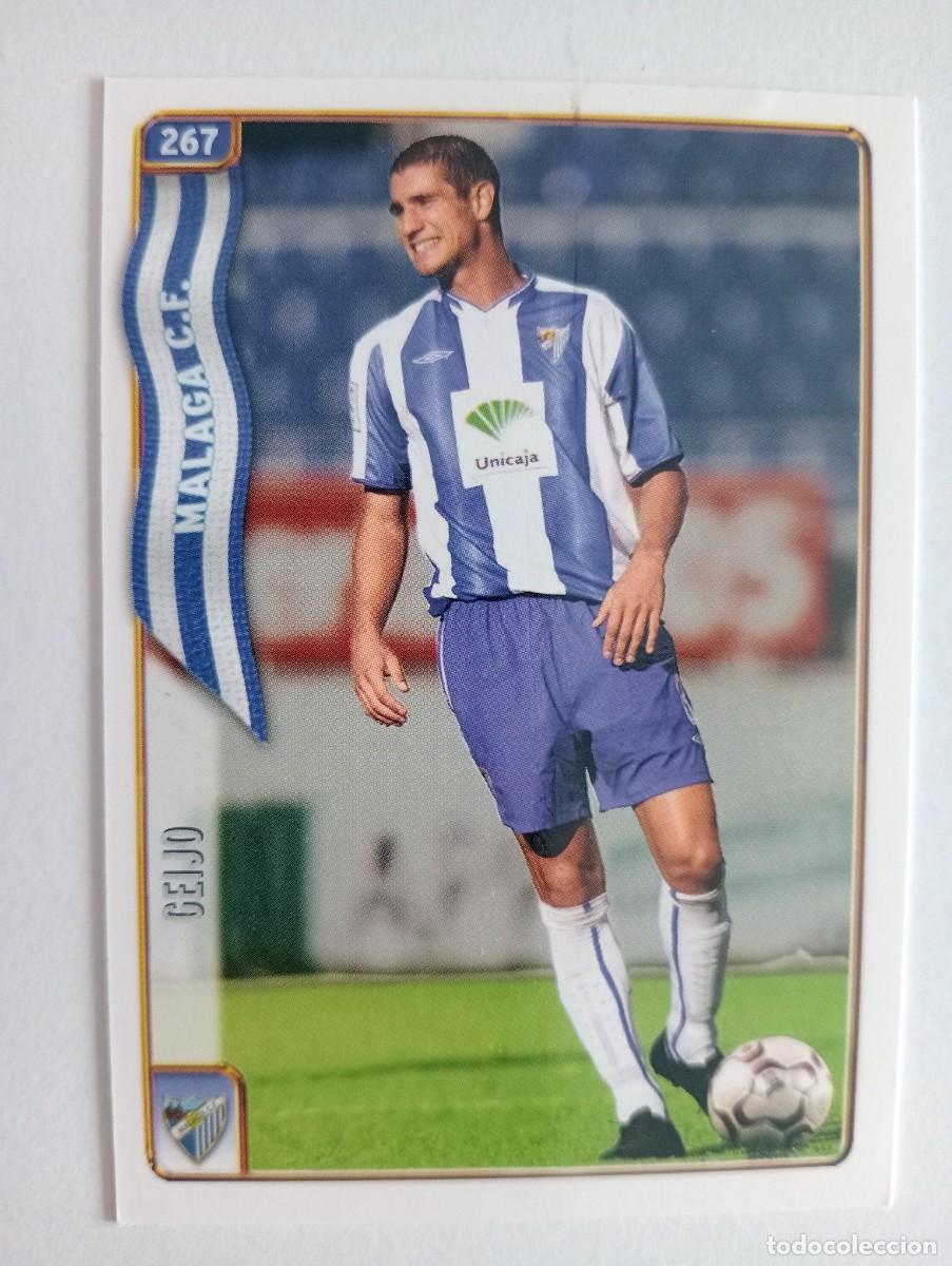 Cromos de f&uacute;tbol: CROMO FUTBOL M&Aacute;LAGA C.F. MUNDI CROMO 2004-2005: GEIJO