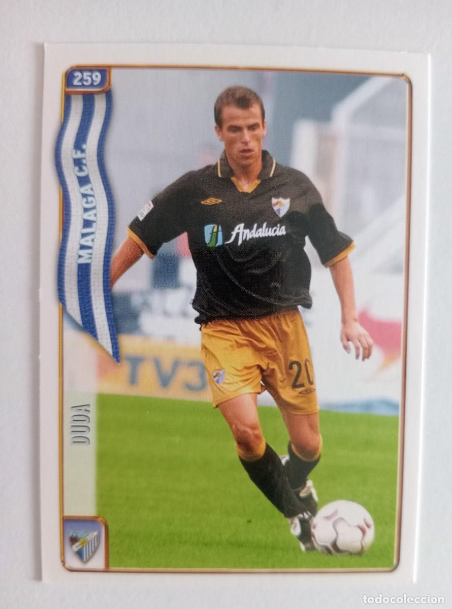 Cromos de f&uacute;tbol: CROMO FUTBOL M&Aacute;LAGA C.F. MUNDI CROMO 2004-2005: DUDA