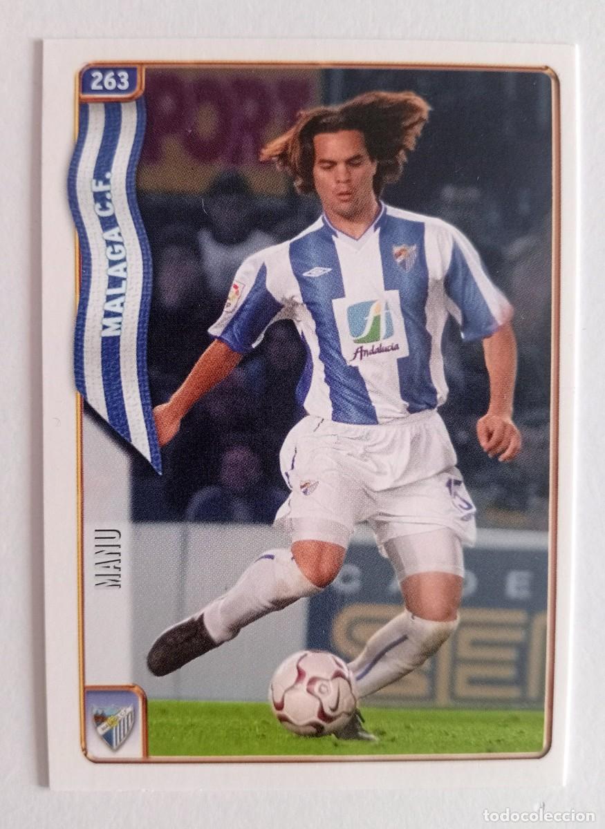 Cromos de f&uacute;tbol: CROMO FUTBOL M&Aacute;LAGA C.F. MUNDI CROMO 2004-2005: MANU