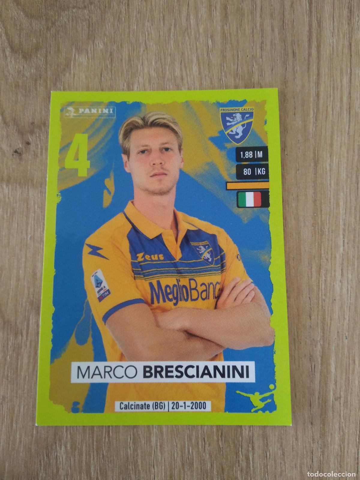 Cromos de f&uacute;tbol: 142 MARCO BRESCIANINI FROSINONE CROMO FUTBOL PANINI LIGA ITALIA 23-24 CALCIATORI 2023-2024