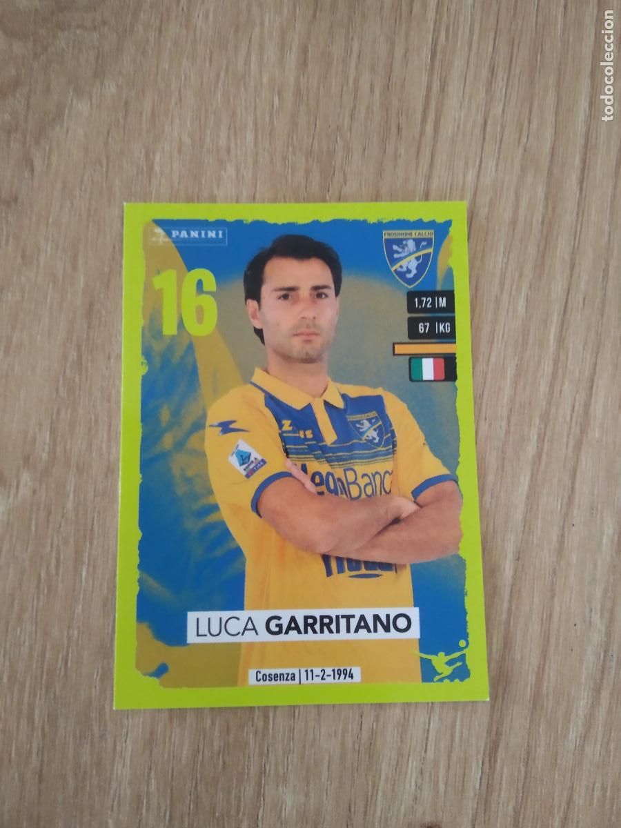 Cromos de f&uacute;tbol: 143 LUCA GARRITANO FROSINONE CROMO FUTBOL PANINI LIGA ITALIA 23-24 CALCIATORI 2023-2024