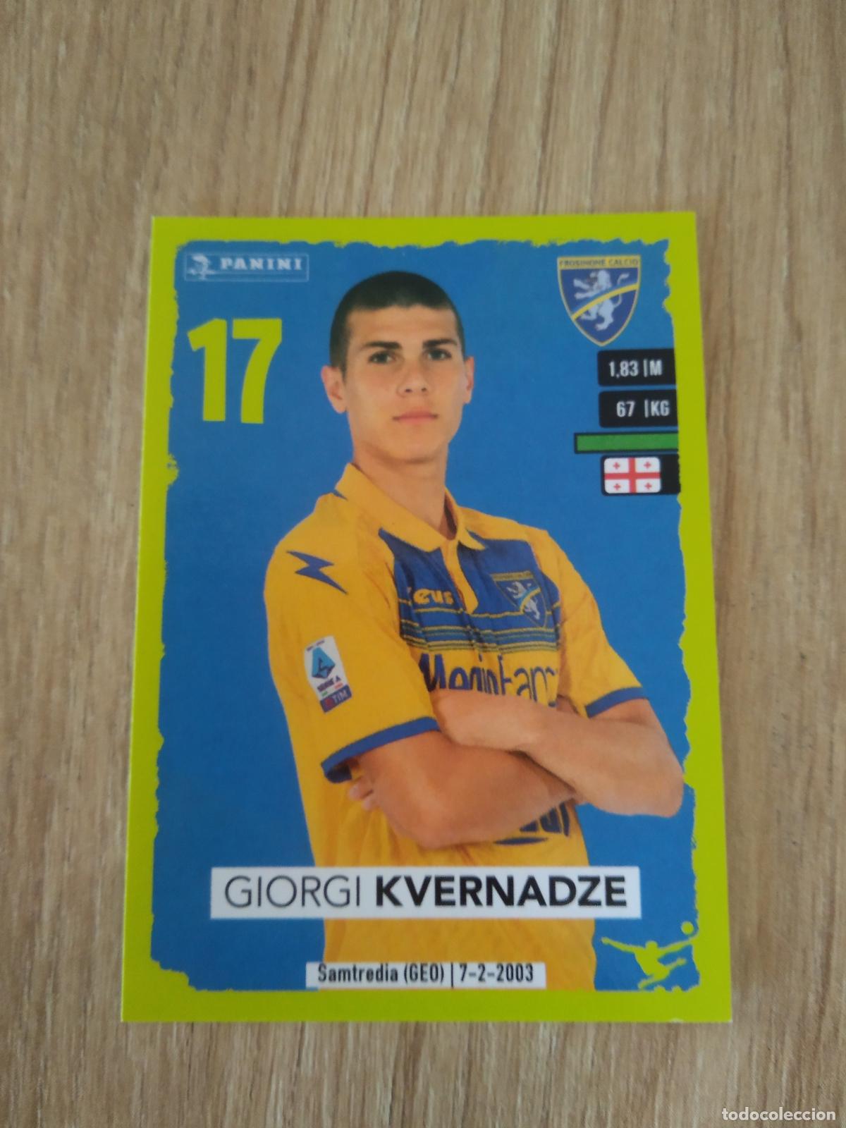 Cromos de f&uacute;tbol: 151 GIORGI KVERNADZE FROSINONE CROMO FUTBOL PANINI LIGA ITALIA 23-24 CALCIATORI 2023-2024