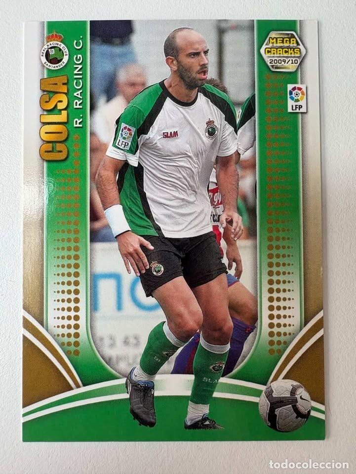 Cromos de f&uacute;tbol: Carta Colsa Racing de Santander 207 Megacracks 2009-10