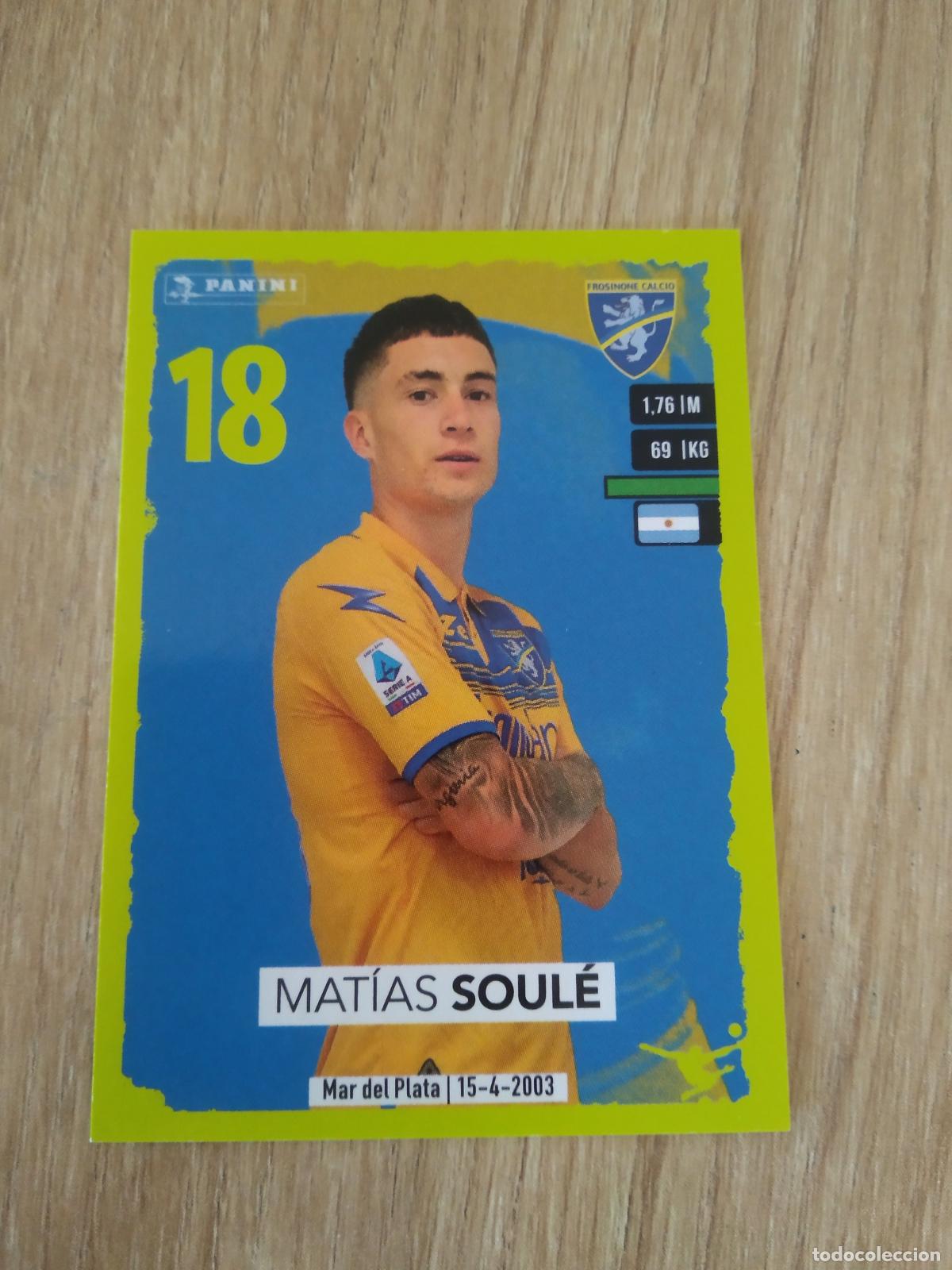 Cromos de f&uacute;tbol: 152 MATIAS SOULE FROSINONE CROMO FUTBOL PANINI LIGA ITALIA 23-24 CALCIATORI 2023-2024