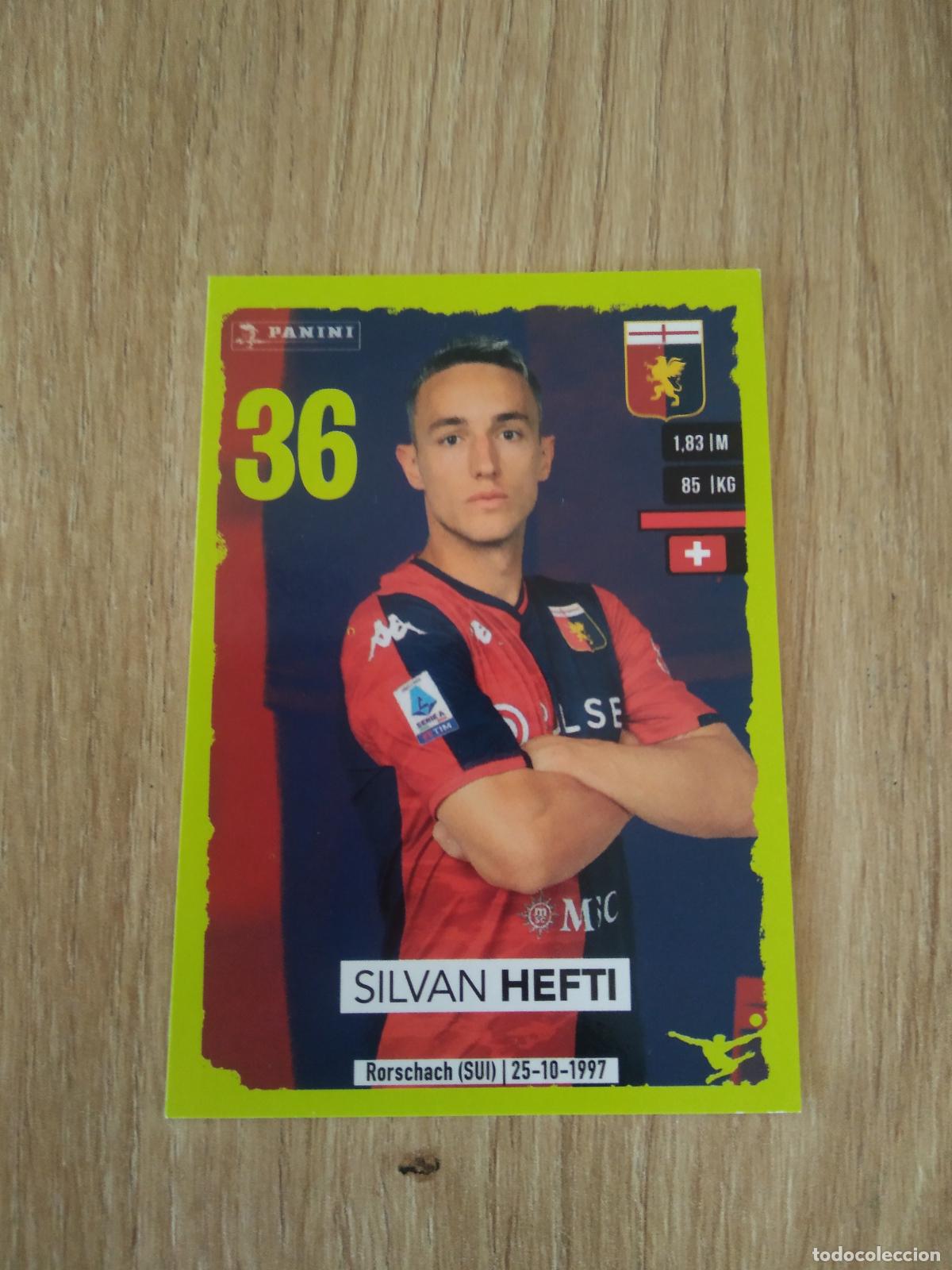 Cromos de f&uacute;tbol: 162 SILVAN HEFTI GENOA CROMO FUTBOL PANINI LIGA ITALIA 23-24 CALCIATORI 2023-2024