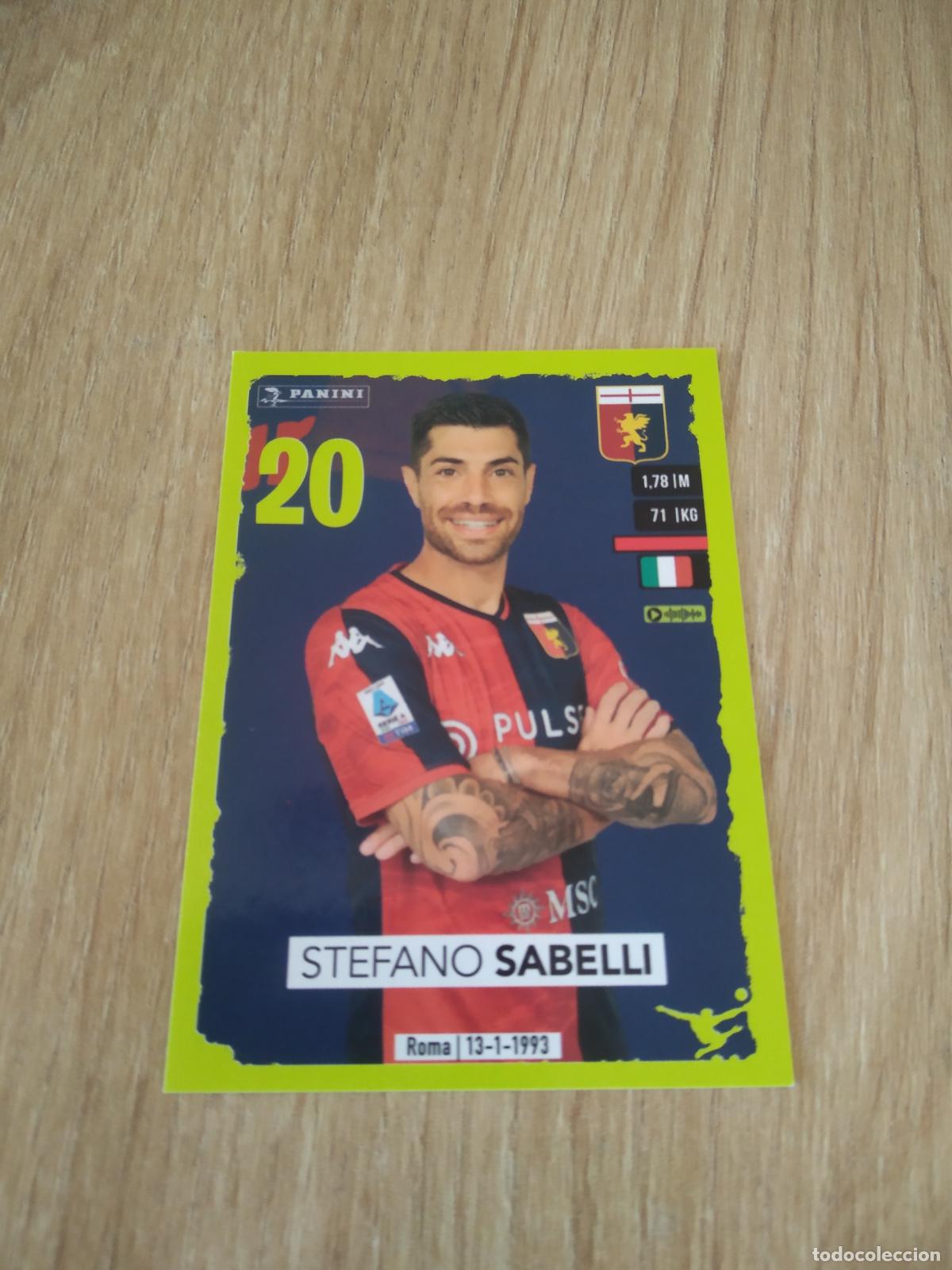 Cromos de f&uacute;tbol: 164 STEFANO SABELLI GENOA CROMO FUTBOL PANINI LIGA ITALIA 23-24 CALCIATORI 2023-2024