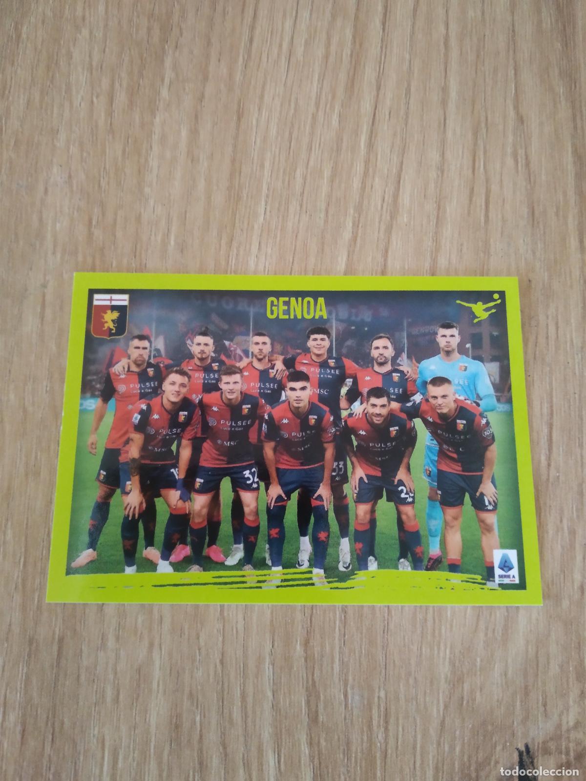 Cromos de f&uacute;tbol: 165 EQUIPO PLANTILLA GENOA CROMO FUTBOL PANINI LIGA ITALIA 23-24 CALCIATORI 2023-2024