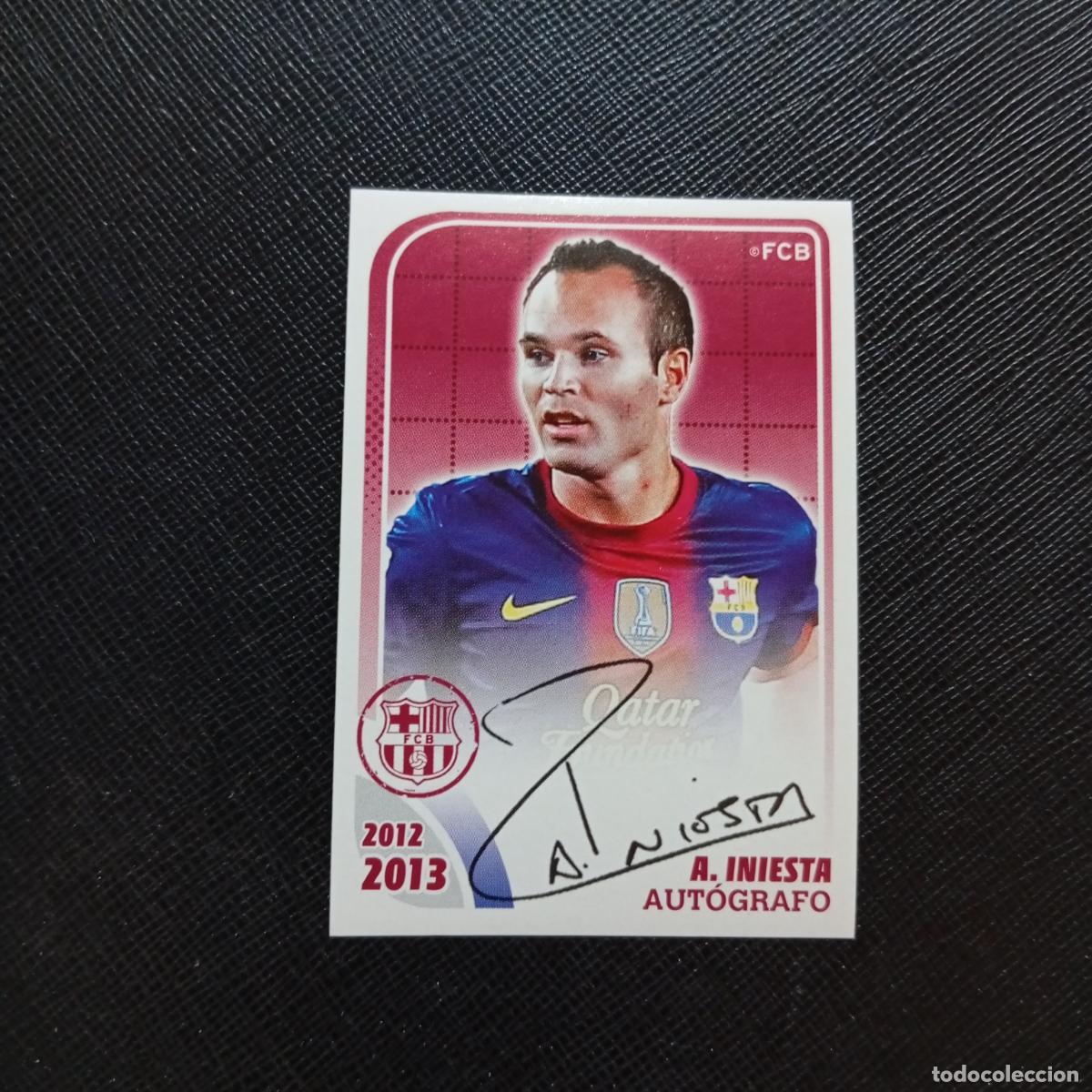 Cromos de f&uacute;tbol: 115 INIESTA BARCELONA PANINI COLECCION OFICIAL 2013 2013 12 13 - SIN PEGAR - A152 PG19