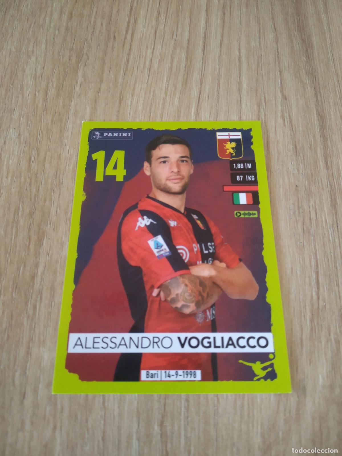 Cromos de f&uacute;tbol: 167 ALESSANDRO VOGLIACCO GENOA CROMO FUTBOL PANINI LIGA ITALIA 23-24 CALCIATORI 2023-2024