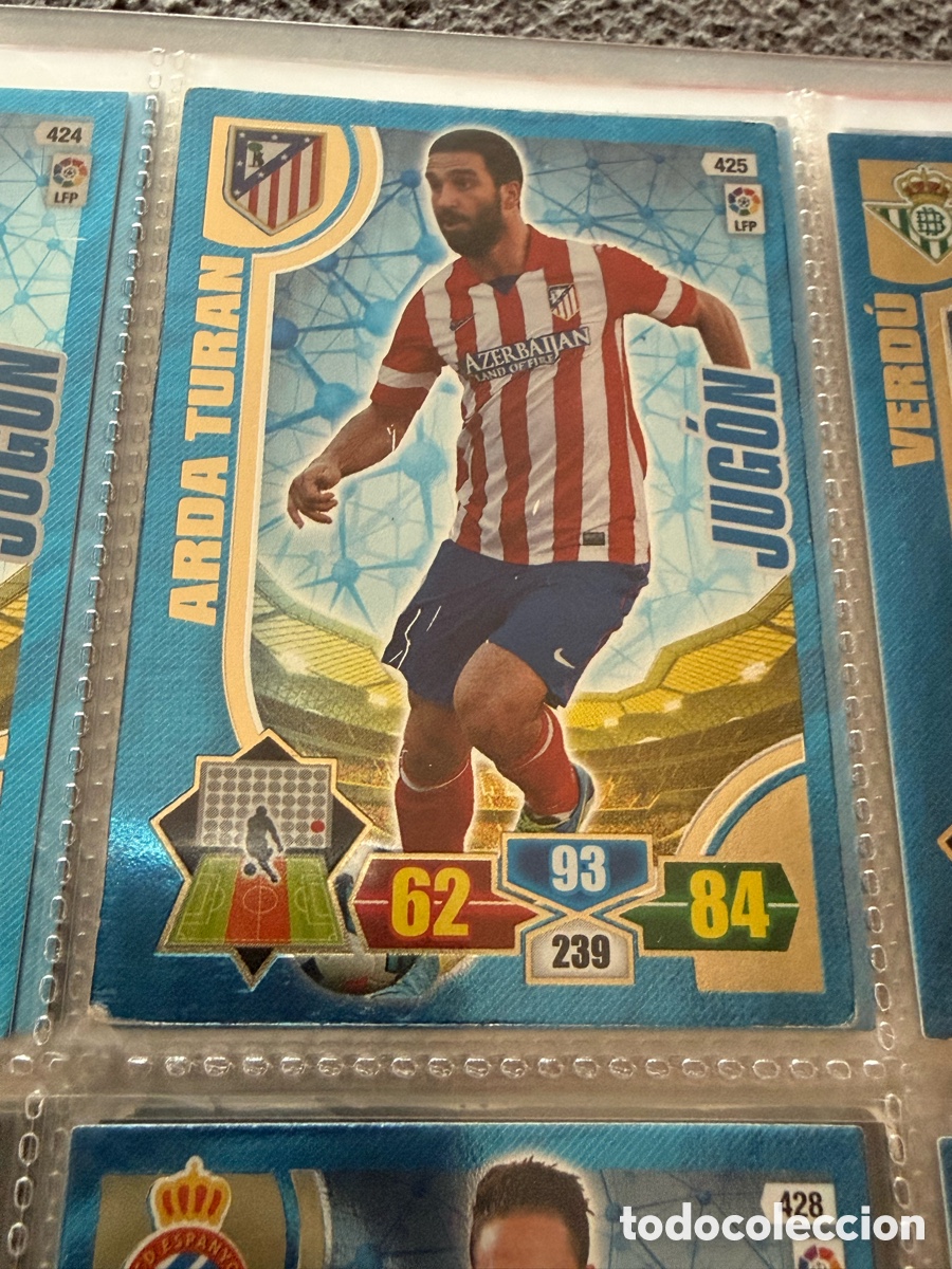 Cromos de f&uacute;tbol: Adrenalyn XL 2013-14. ARDA TURAN ( Atl&eacute;tico). JUG&Oacute;N