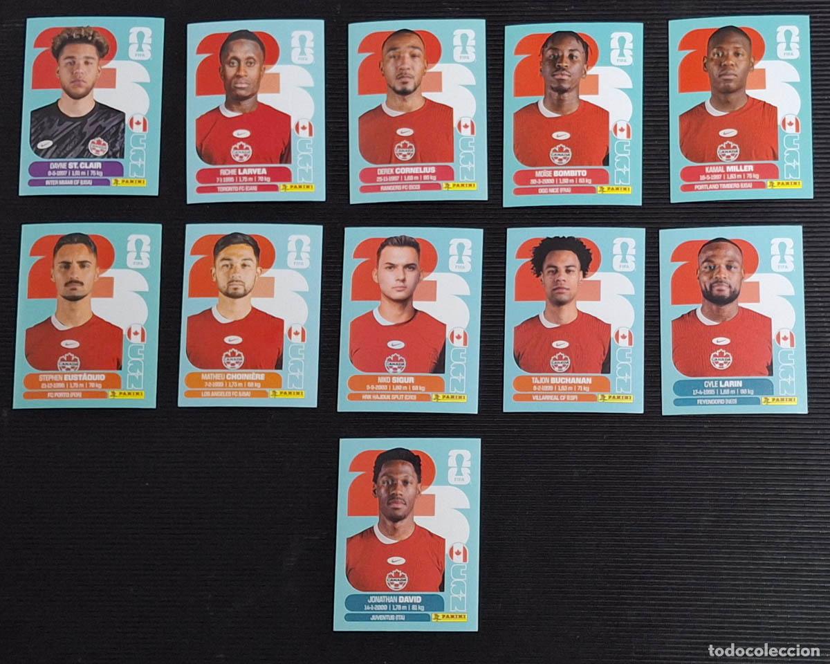 Fu&szlig;ball-Sticker: Canad&aacute; CAN 11 cromos, Mundial de F&uacute;tbol 2026