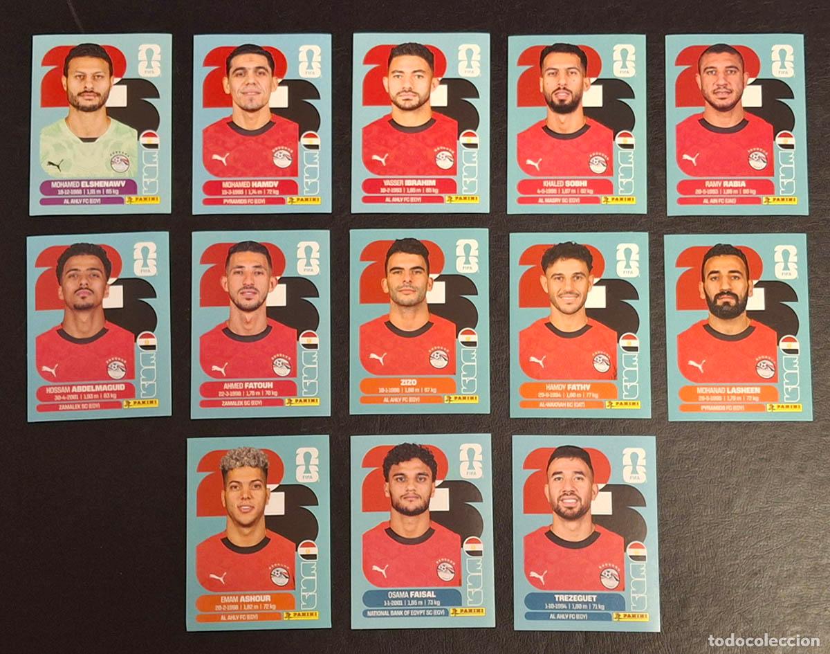 Fu&szlig;ball-Sticker: Egipto EGY 13 cromos, Mundial de F&uacute;tbol 2026