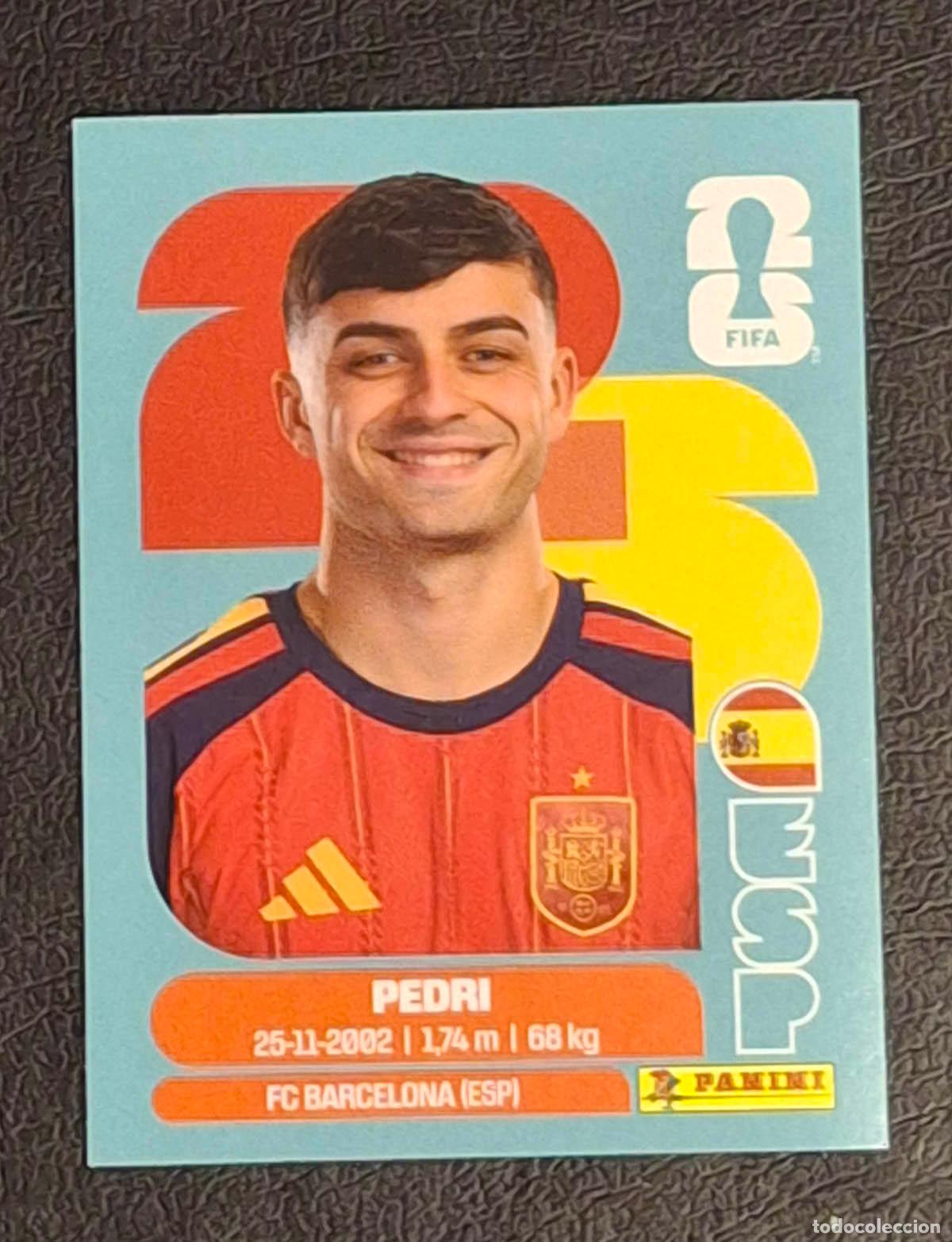 Fu&szlig;ball-Sticker: Pedri, Mundial de F&uacute;tbol 2026