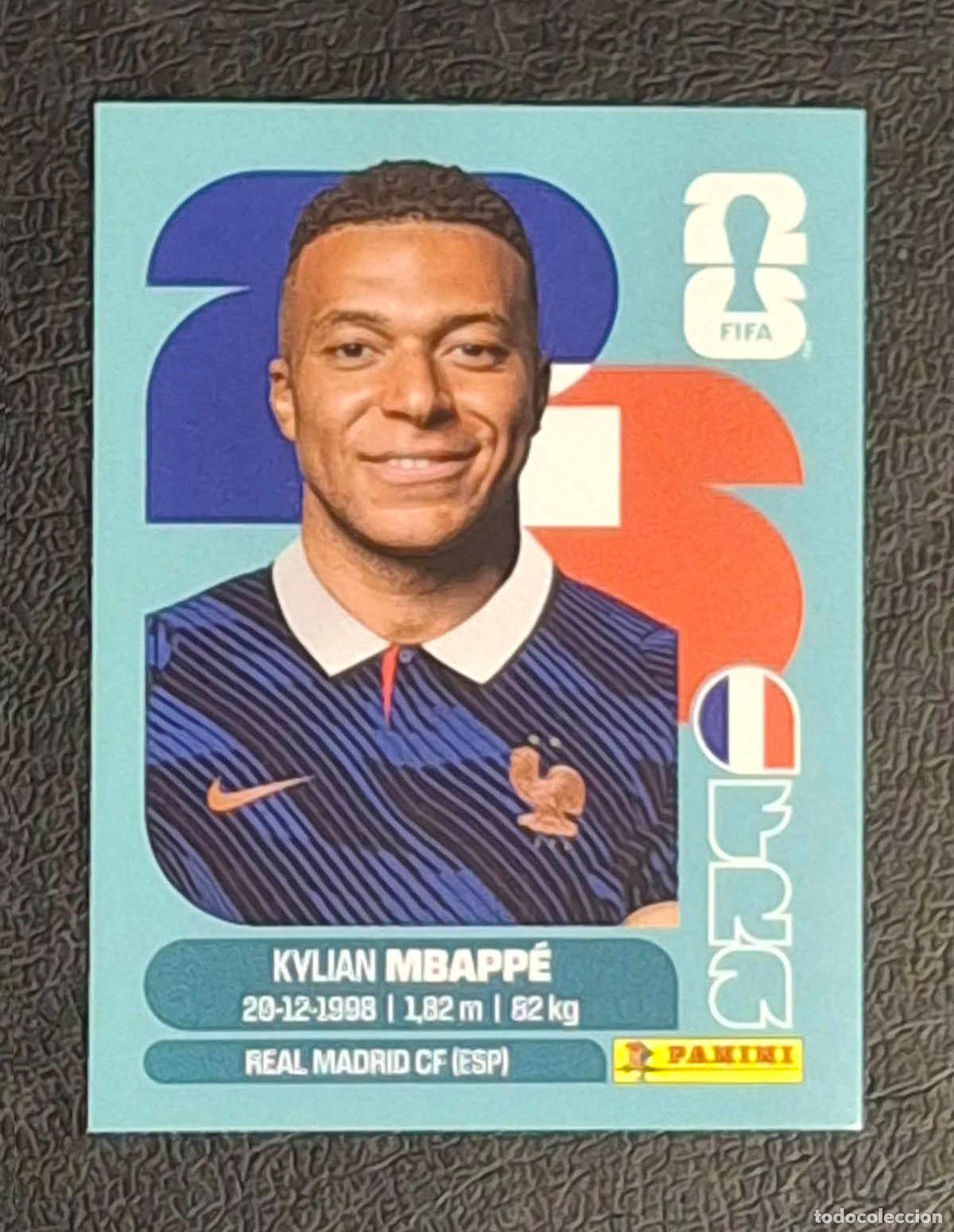 Fu&szlig;ball-Sticker: Kylian Mbapp&eacute;, Francia, Mundial de F&uacute;tbol 2026