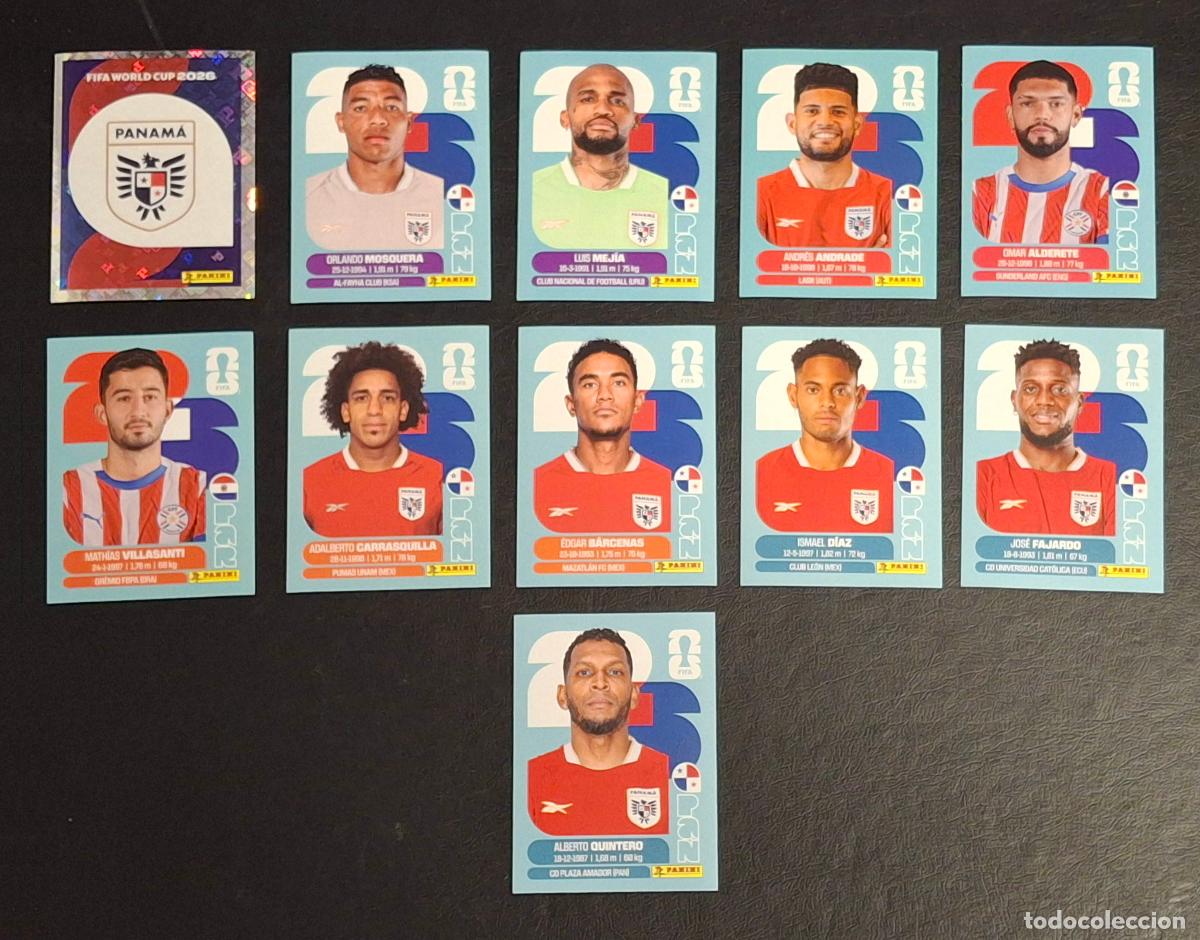 Football Stickers: Panam&aacute; PAN 11 cromos, Mundial de F&uacute;tbol 2026