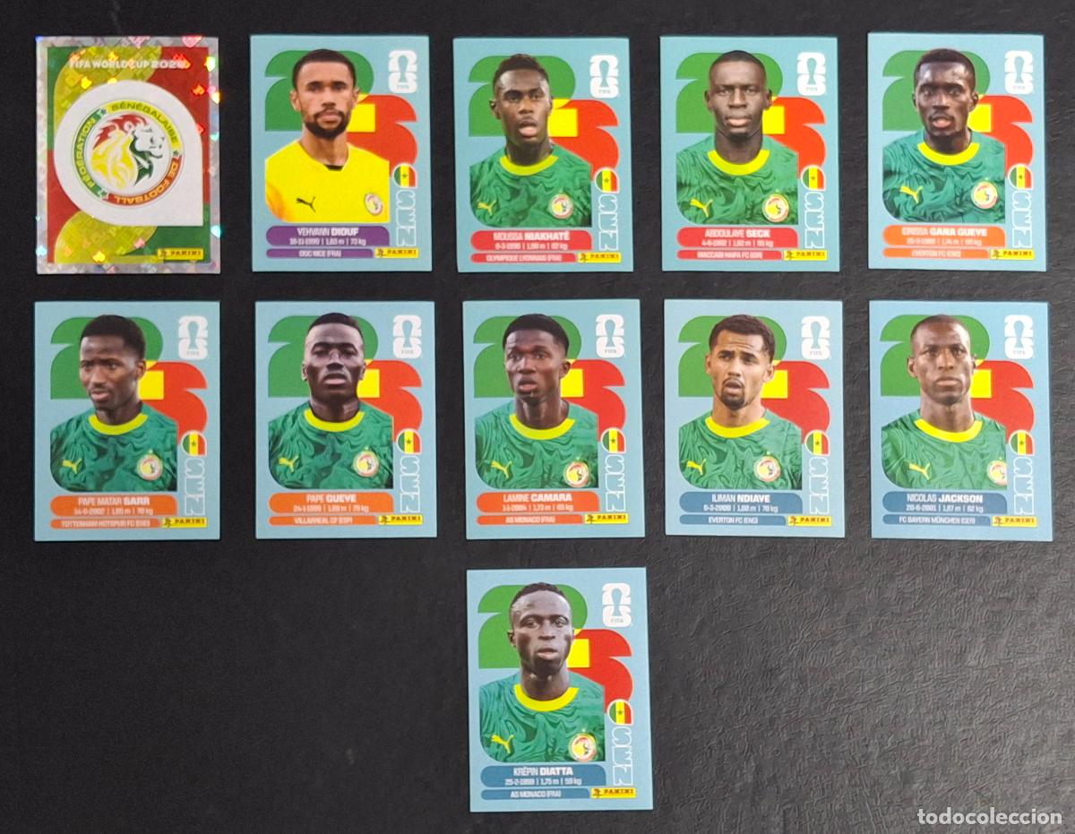 Football Stickers: Senegal SEN 11 cromos, Mundial de F&uacute;tbol 2026