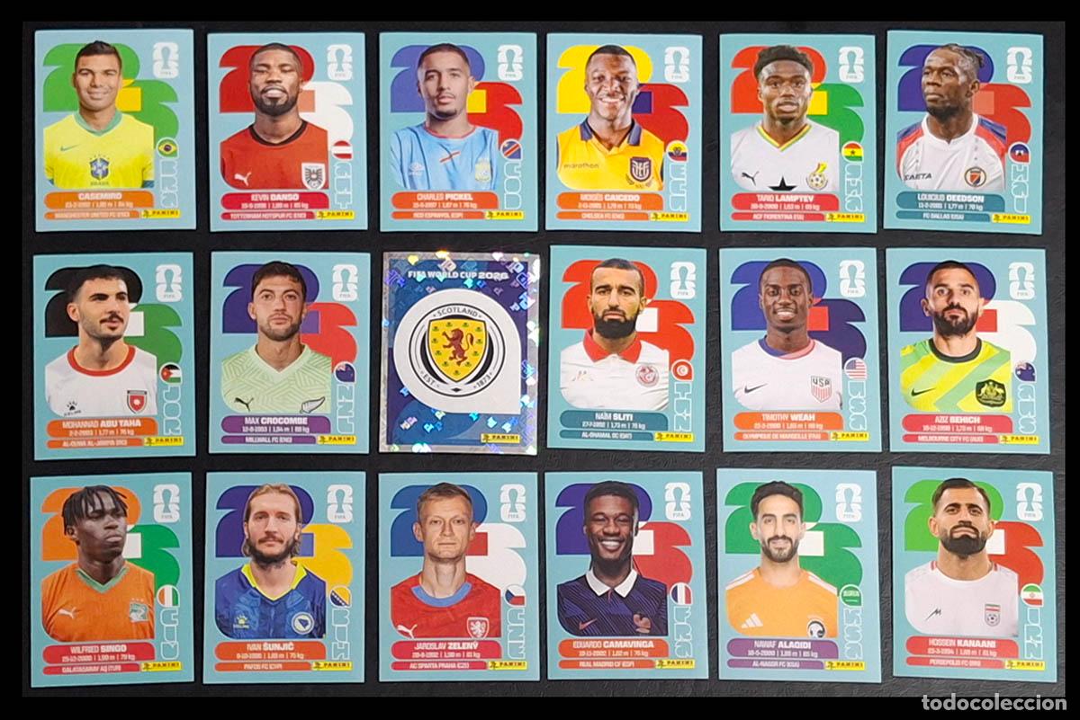 Football Stickers: 18 cromos diferentes del Mundial de F&uacute;tbol 2026, Mundial de F&uacute;tbol 2026