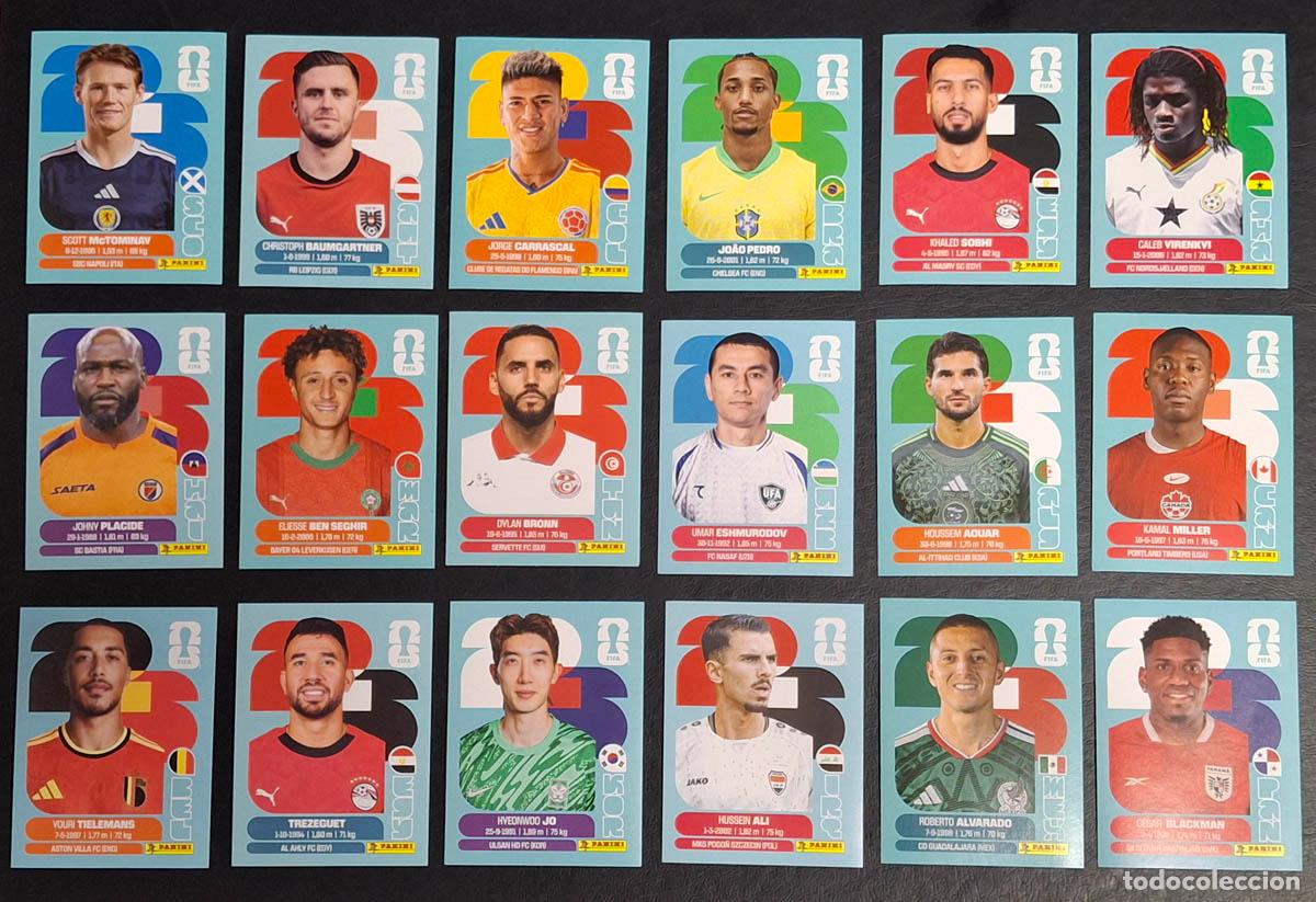 Football Stickers: 18 cromos diferentes del Mundial de F&uacute;tbol 2026, Mundial de F&uacute;tbol 2026