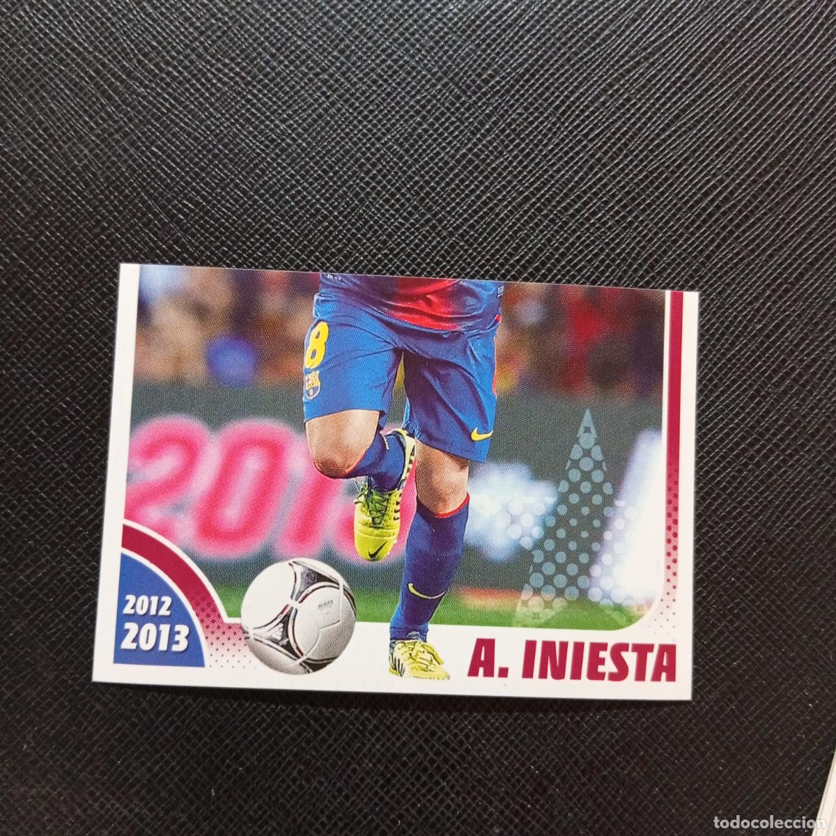 Cromos de f&uacute;tbol: 112 INIESTA BARCELONA PANINI COLECCION OFICIAL 2013 2013 12 13 - SIN PEGAR - A152 PG28