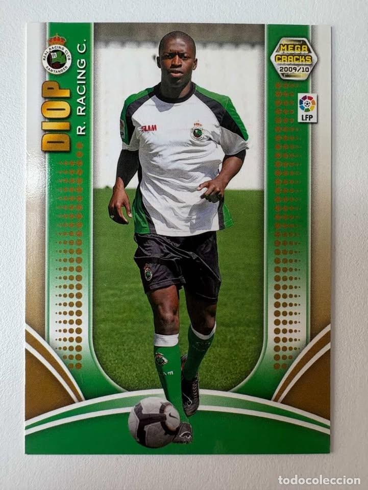Cromos de f&uacute;tbol: Carta Diop Racing de Santander 209 Megacracks 2009-10