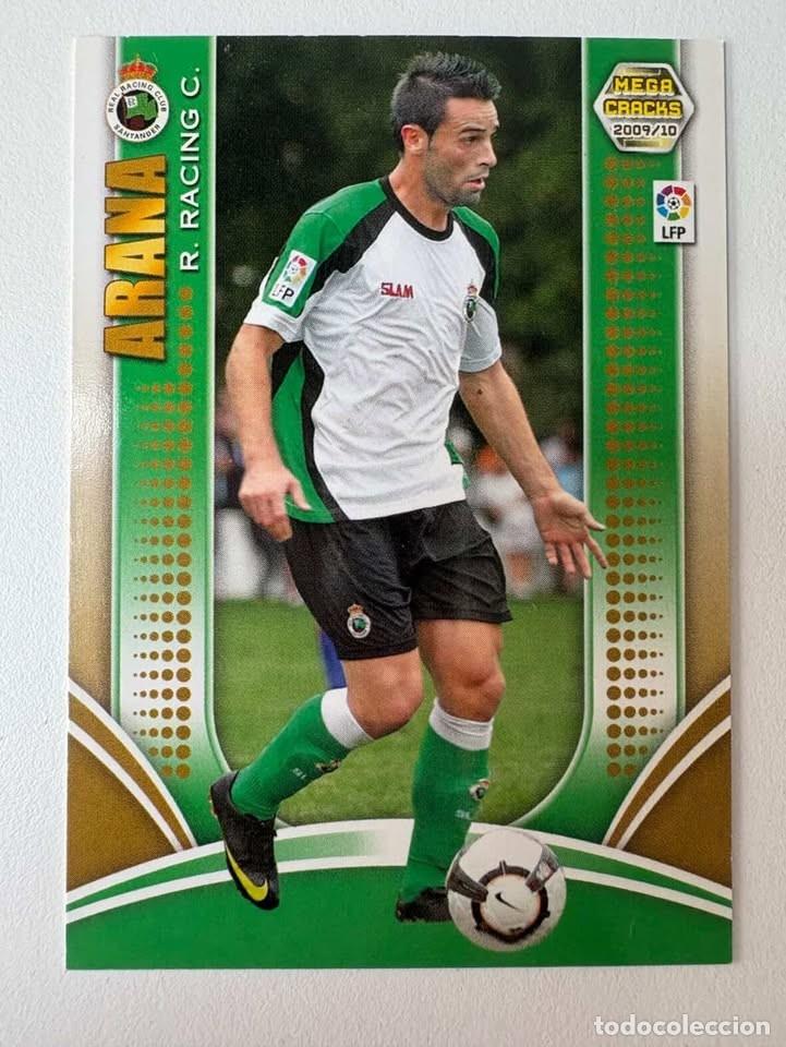 Cromos de f&uacute;tbol: Carta Arana Racing de Santander 210 Megacracks 2009-10