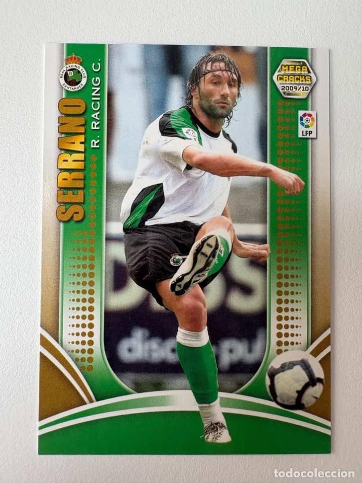 Cromos de f&uacute;tbol: Carta Serrano Racing de Santander 211 Megacracks 2009-10