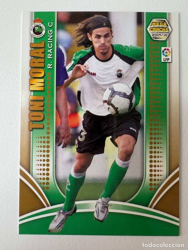 Cromos de f&uacute;tbol: Carta Toni Moral Racing de Santander 212 Megacracks 2009-10