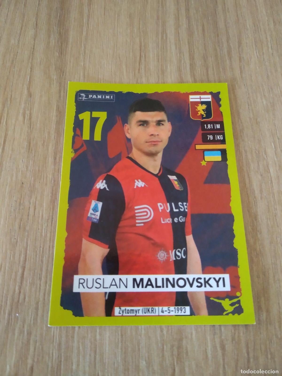 Cromos de f&uacute;tbol: 171 RUSLAN MALINOVSKYI GENOA CROMO FUTBOL PANINI LIGA ITALIA 23-24 CALCIATORI 2023-2024